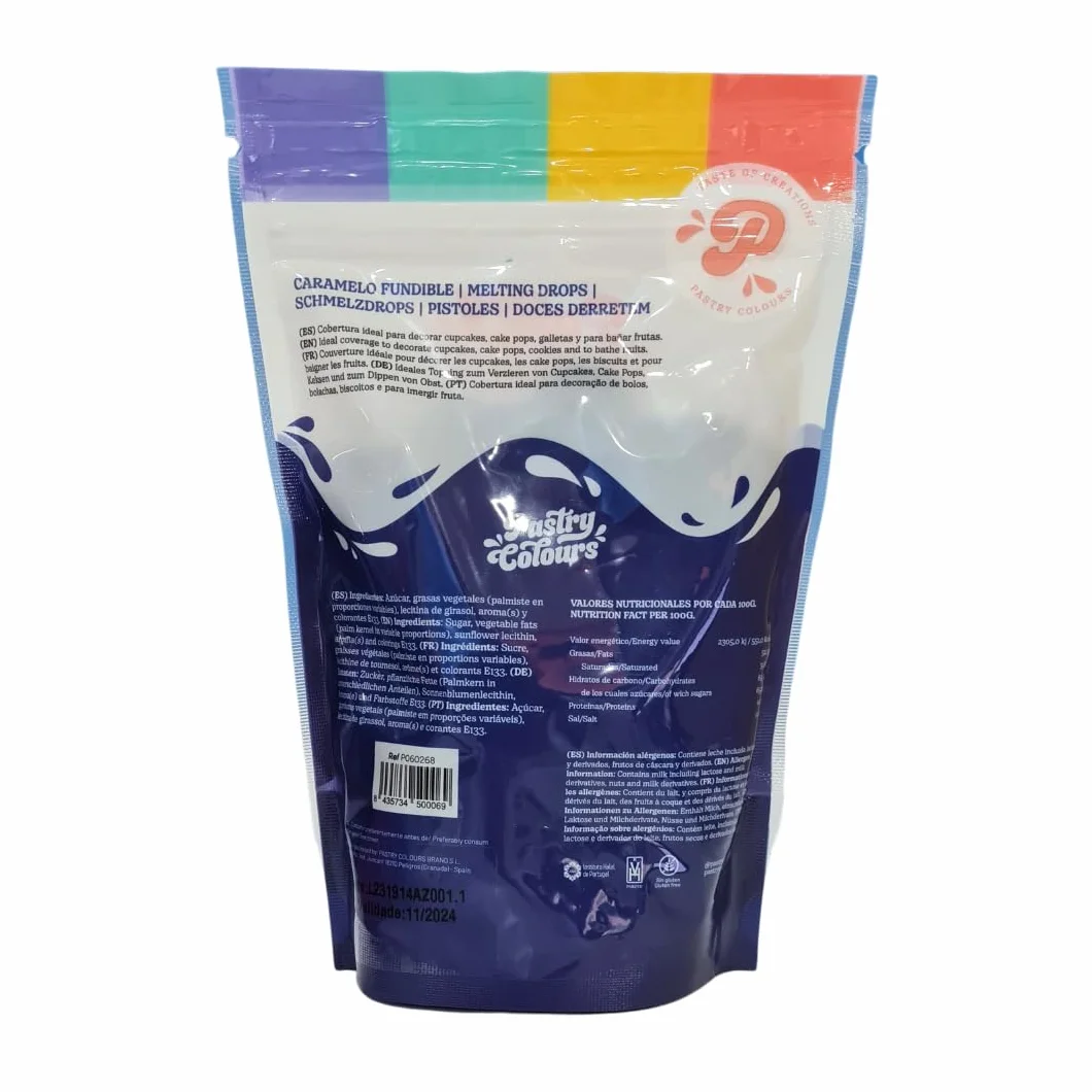 Melts Azúl Chocolate para Fundir Cobertura para Pasteles 250g