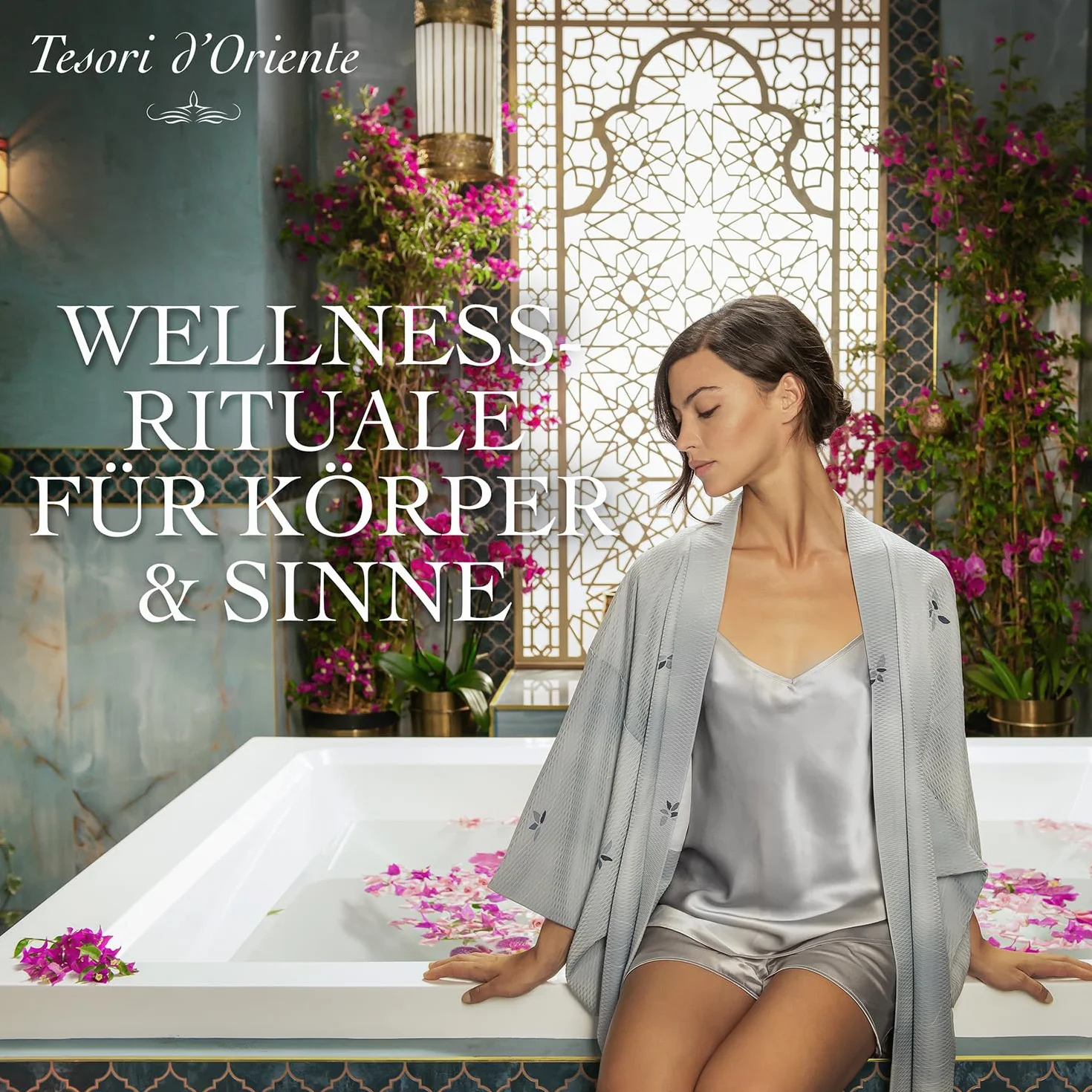 Tesori d'Oriente Jabón Líquido Hammam 300 ml con Aceite de Argán y Flor de Azahar