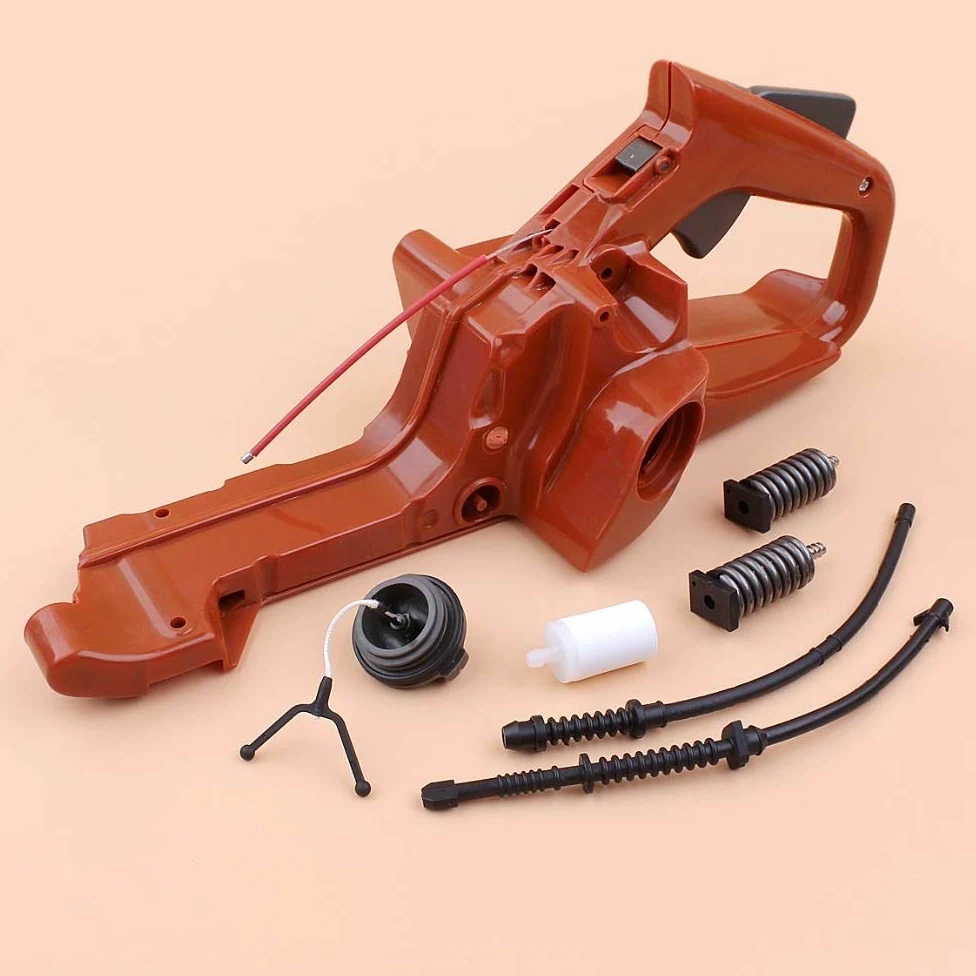 Kit de manija Trasera para Tanque de Combustible Compatible con motosierras de Gasolina 450 450E 445 445E de Repuesto 525862104, 525862101