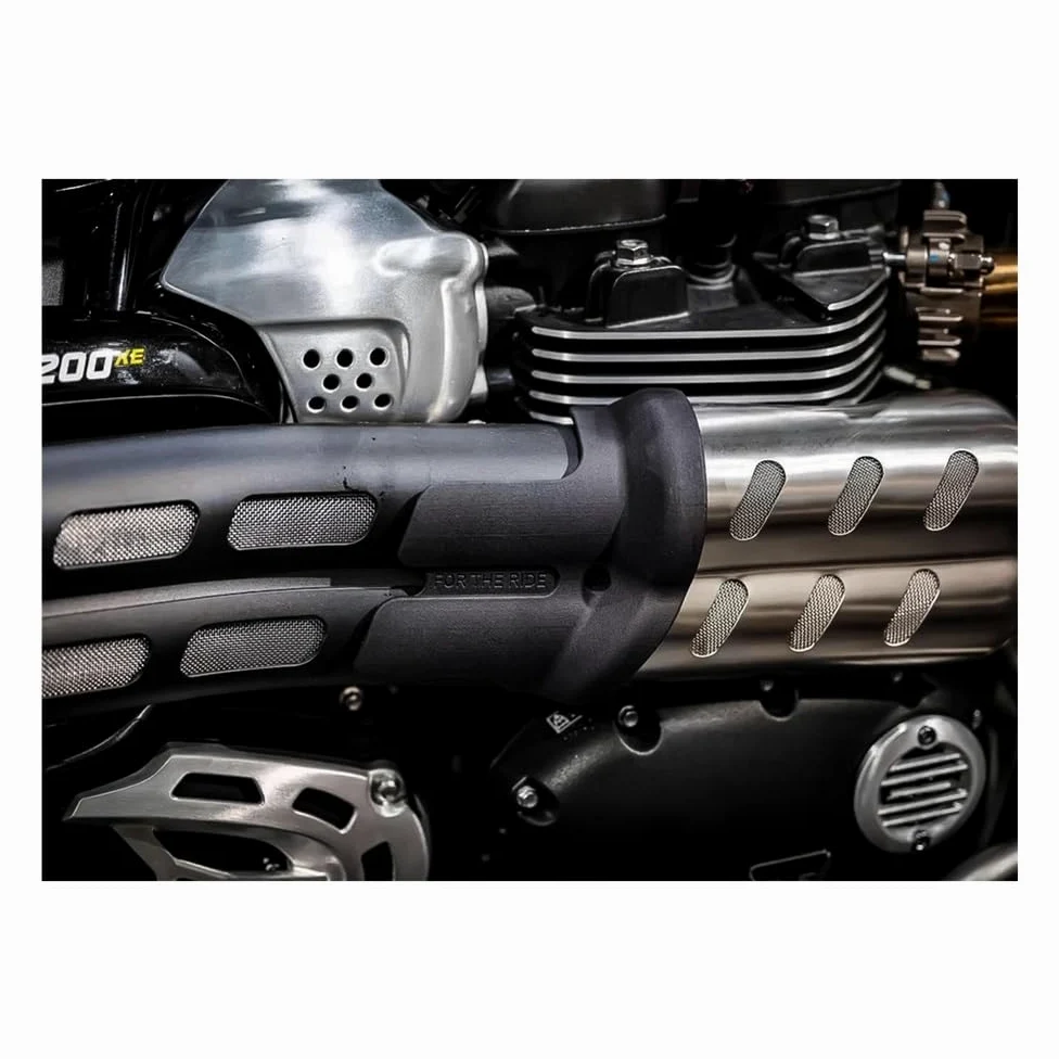 Deflectores Calor Escape Protector De Tubo De Escape Motocicleta para Scrambler 1200 Cubierta De Protección Térmica Accesorios De Cubierta Antiescaldado