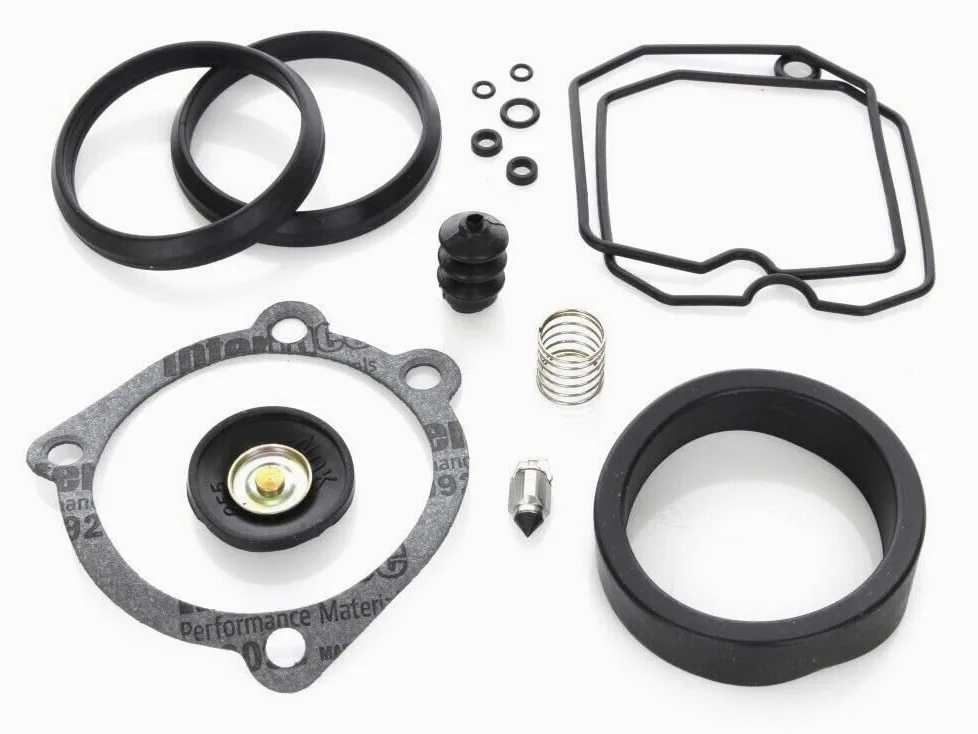 Kit de reconstrucción de reconstrucción con membrana vacía 27585-88 carburador compatible con Harley Davidson 883 1200 GLIDE DYNA ELECTRA King Road King HD
