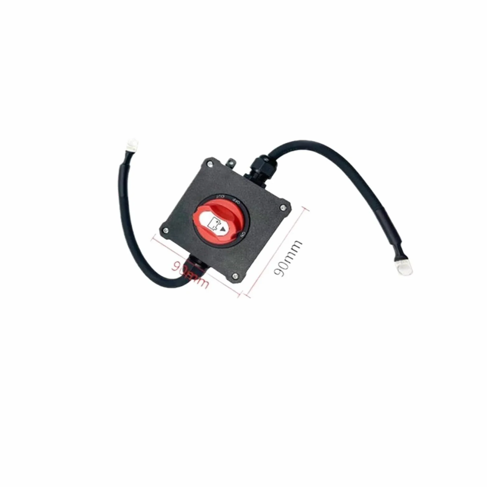 Impermeable 100A 200A 300A12v 24v motocicleta camión barco interruptor principal desconectador de batería interruptor aislador(100A)