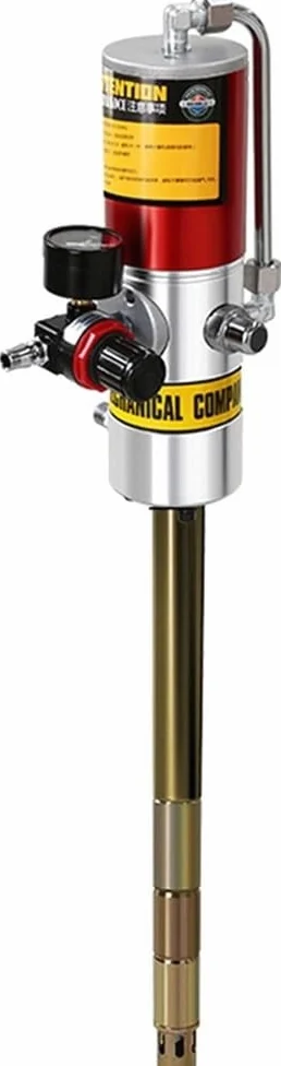 Pistola de engrase neumática, bomba de grasa accionada por aire con relación 50:1, 30-40 Mpa 0,85 l/min, for maquinaria de construcción, equipos y máquinas agrícolas (Color : A, Size : 620mm)