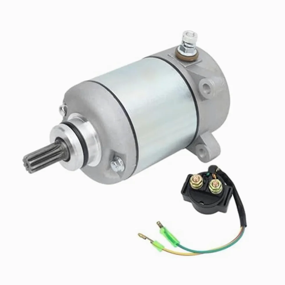 Motor de arranque Motor de arranque y relé Para TRX250 Para Fourtrax Para Recon 1997-2001, eléctrico para motocicleta SMU0027 18336