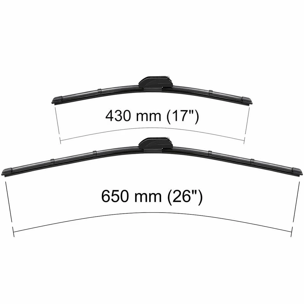 Mossa Escobillas delanteras adecuadas para Nissan Qashqai II (2013-2021) PA | Crossover