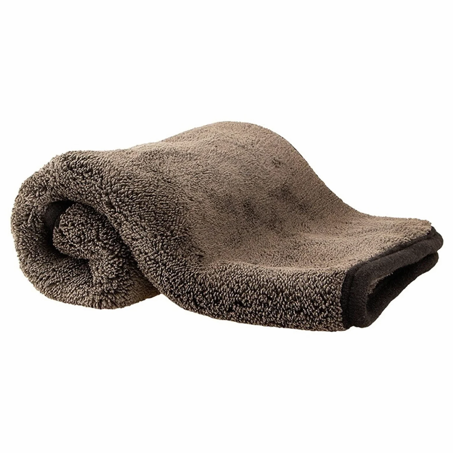 ACiyD Toalla Seca Paños de Limpieza para Autos Mejorados 1200gsm Toalla de Secado para Autos Ultra Gruesa Paño de Microfibra Toalla de Limpieza súper Absorbente Suave (Color : Black) (Black)
