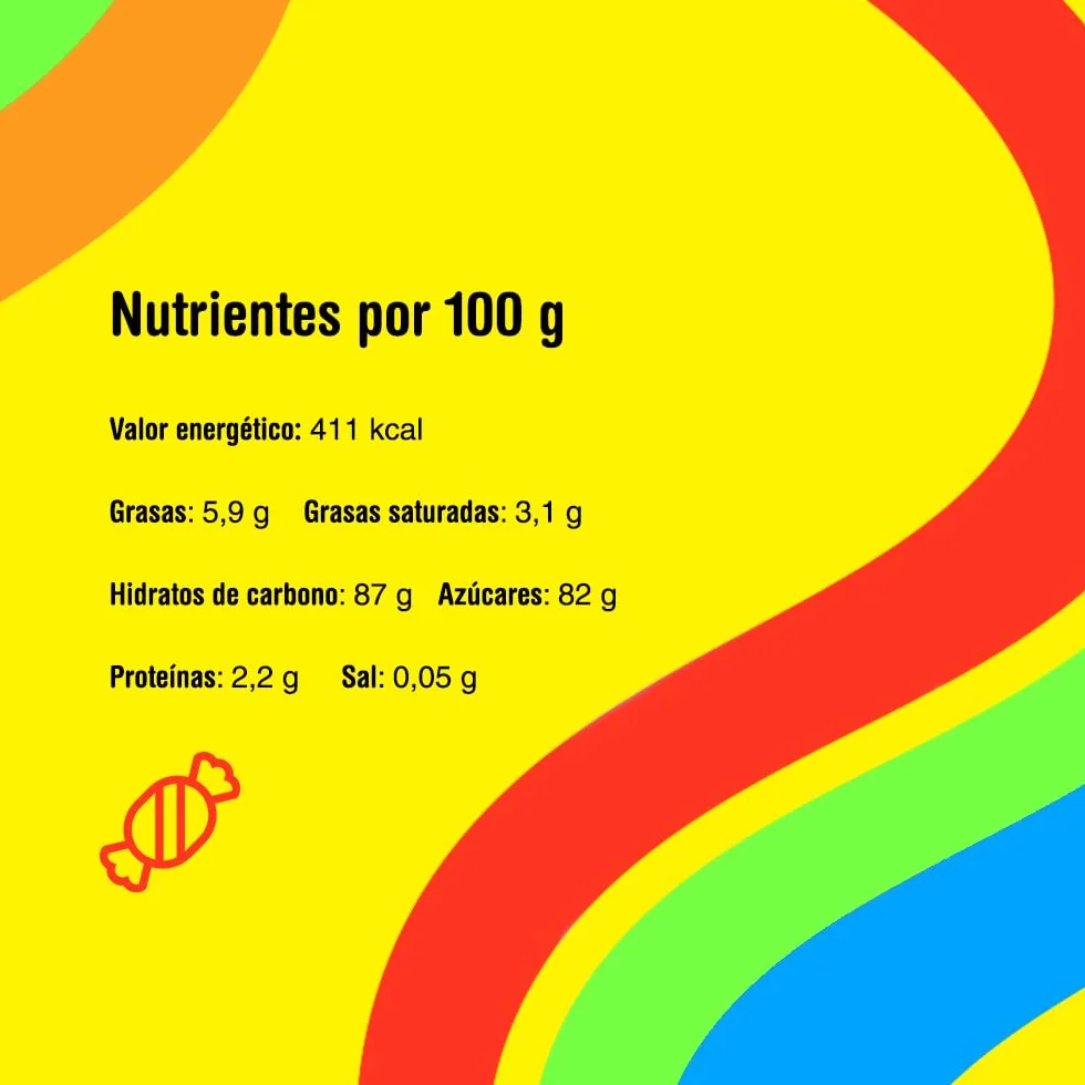 Pictolín Blanditos Caramelos Masticables Sabor Frutas Bolsa 1kg