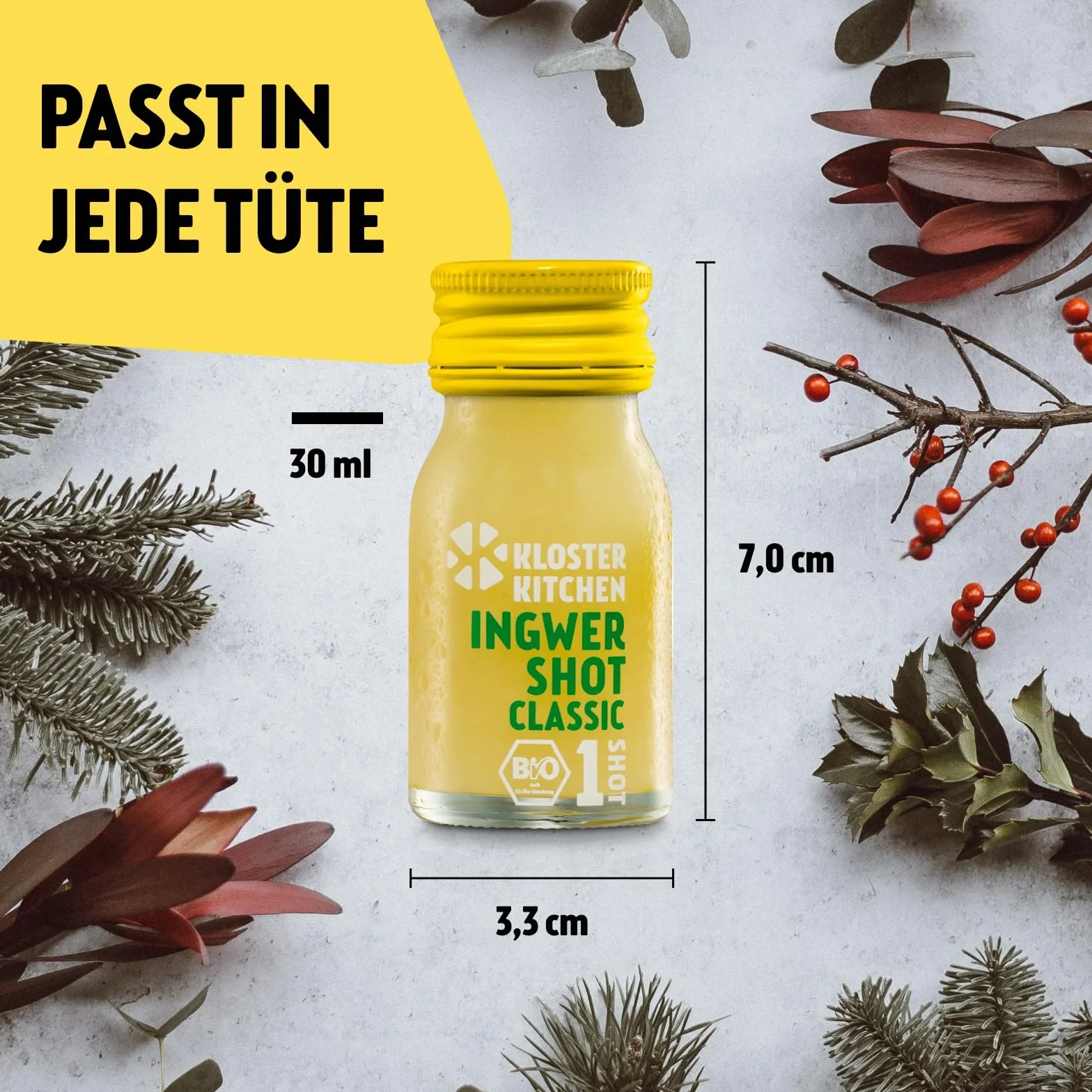 Calendario de Adviento Kloster Kitchen Jengibre Orgánico 7 Botellas 30 ml