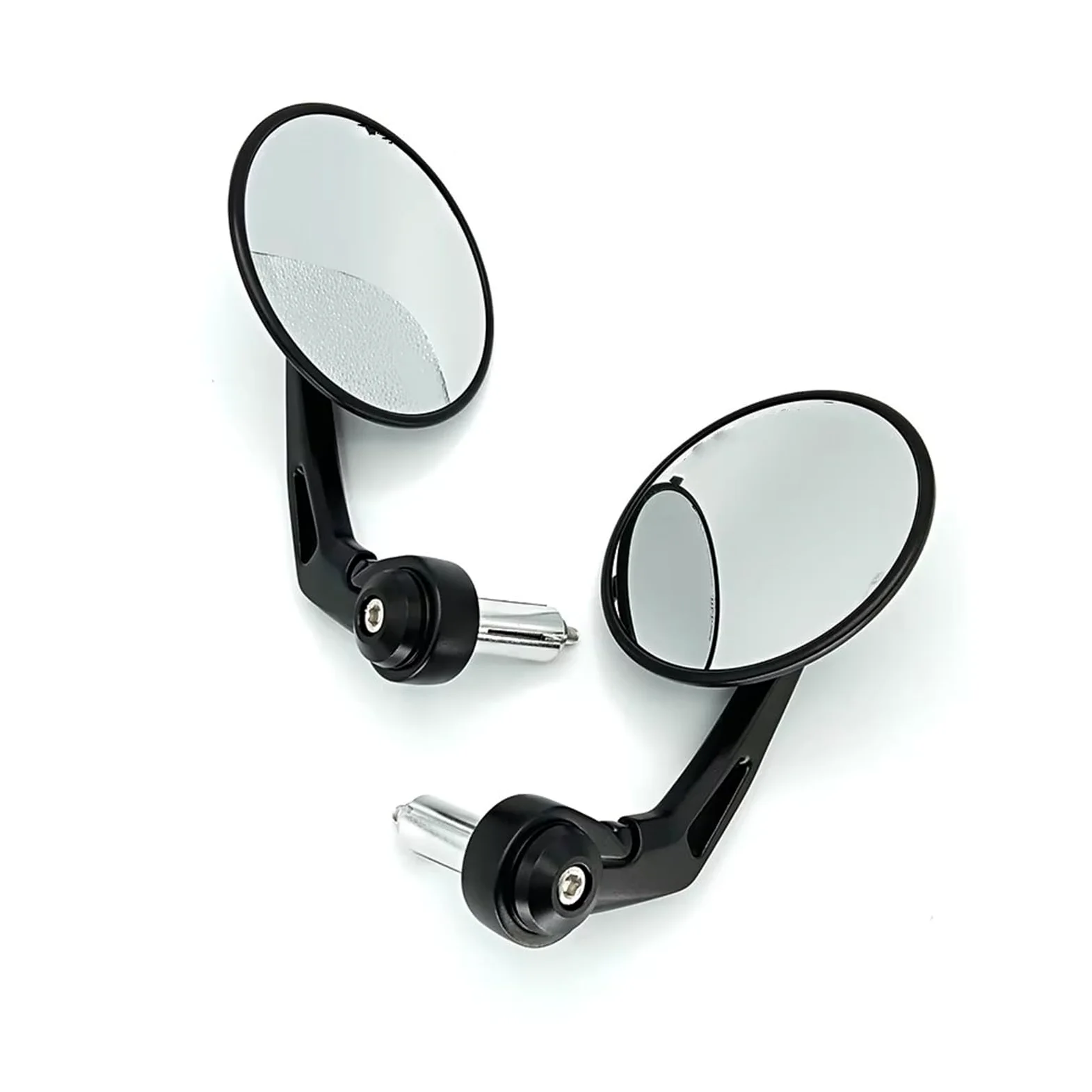 Retrovisores Moto Motocicleta Espejos Retrovisores Universales Para Motocicleta De Cristal Transparente Para Manillar Scooter Accesorios 7 8" Y 22 Mm