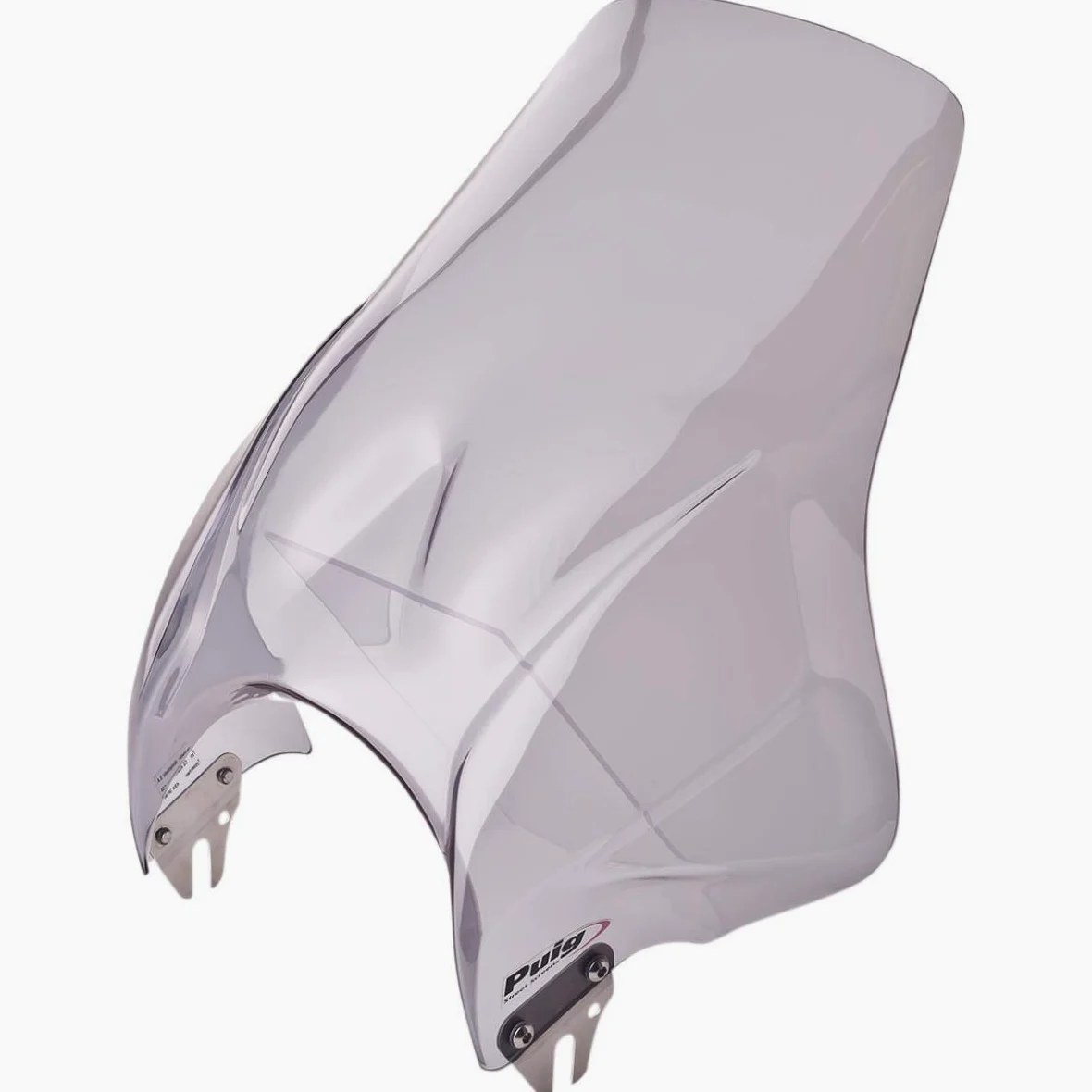 Puig 4620H Carenabrises cortos para faros redondos compacto para moto con diseño deportivo que mejora la estética y reduce ligeramente el impacto del viento en conducción, Ahumado