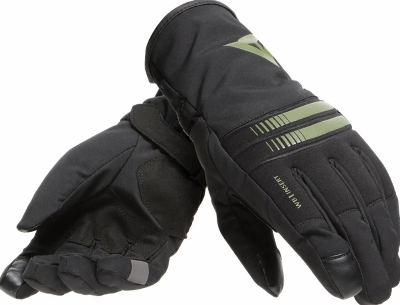 Dainese Plaza 3 Lady D-Dry Gloves, Guantes Moto Transpirables Verano, Mujer, Negro/Bronze-Green, XXS