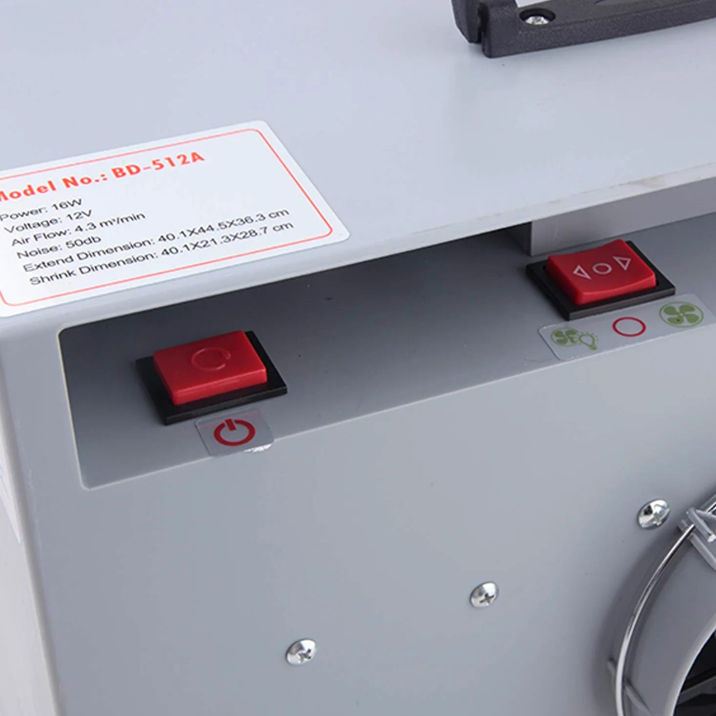 Fengda Cabina de pulverización con aerógrafo con aspiradora BD-512