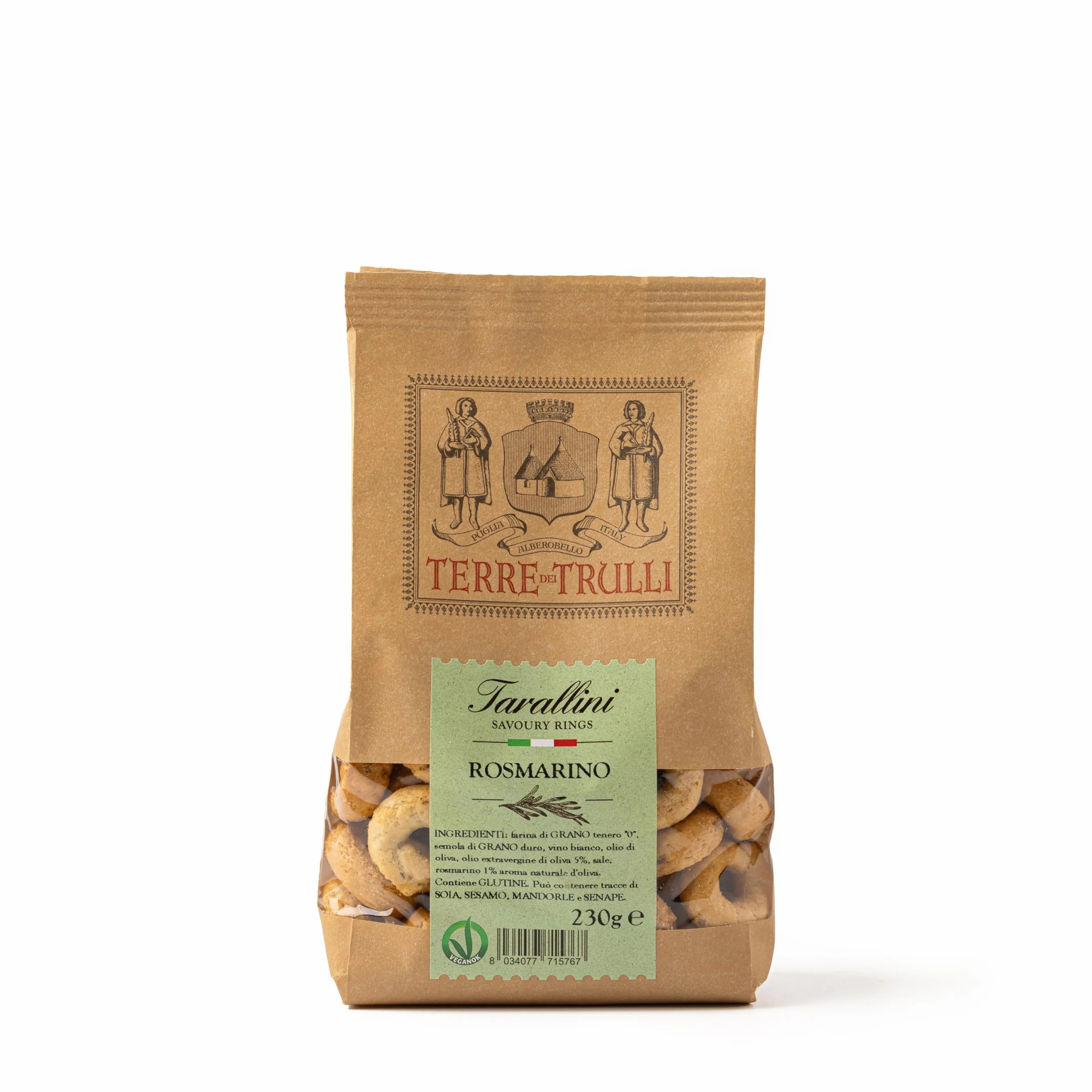 Tarallini de Apulia con Romero 5 x 230g