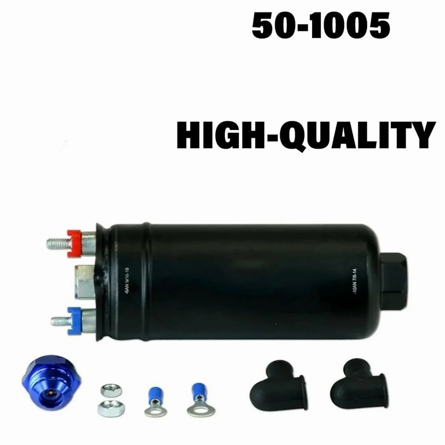 Bombasifón de combustible y gasolina Kit de bomba combustible alto flujo en línea 50-1005 400 LPH compatible con E85 0580254044 + soporte filtro 60 mm