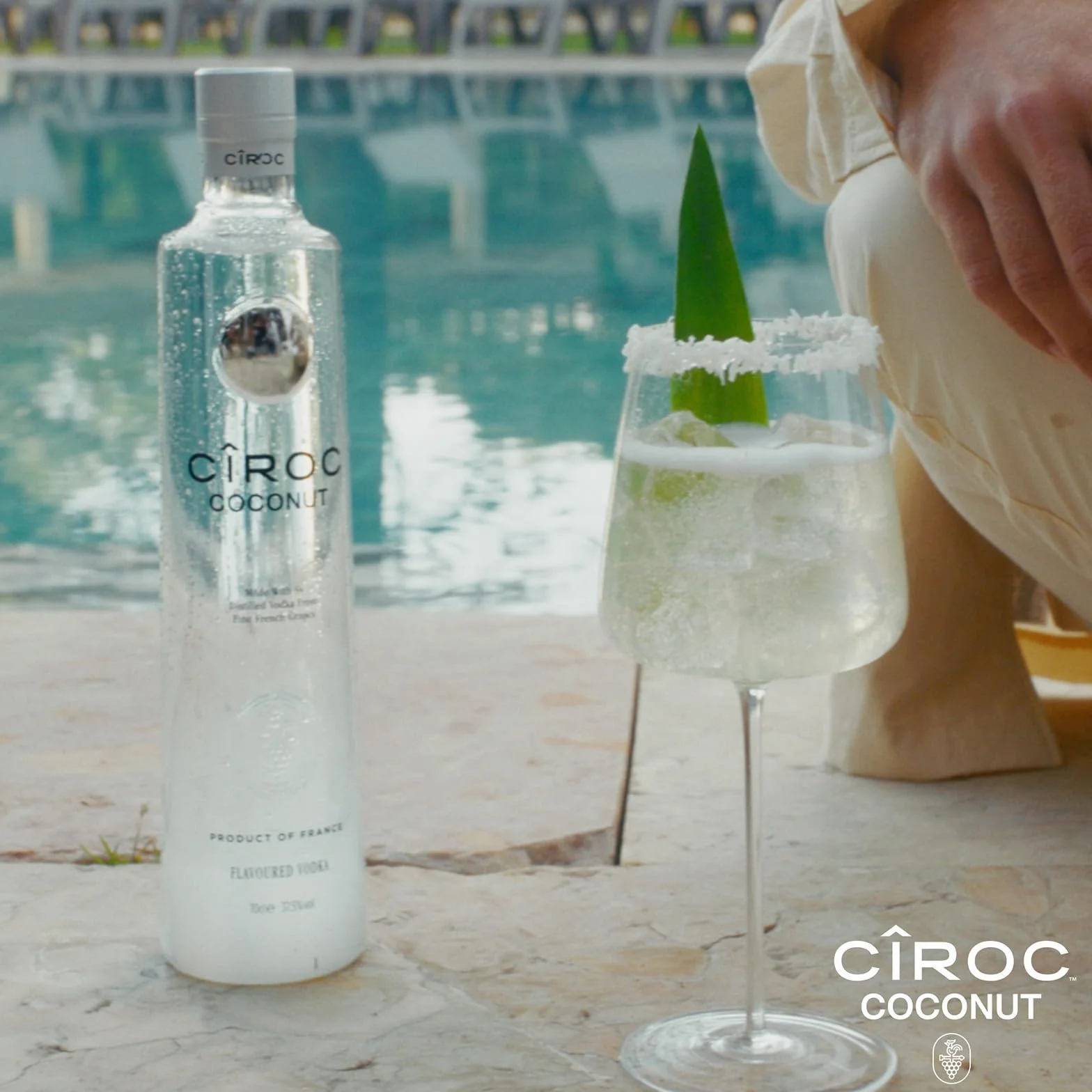 Cîroc Coconut Vodka 37.5% vol 70cl Infusionado con Coco Cremoso