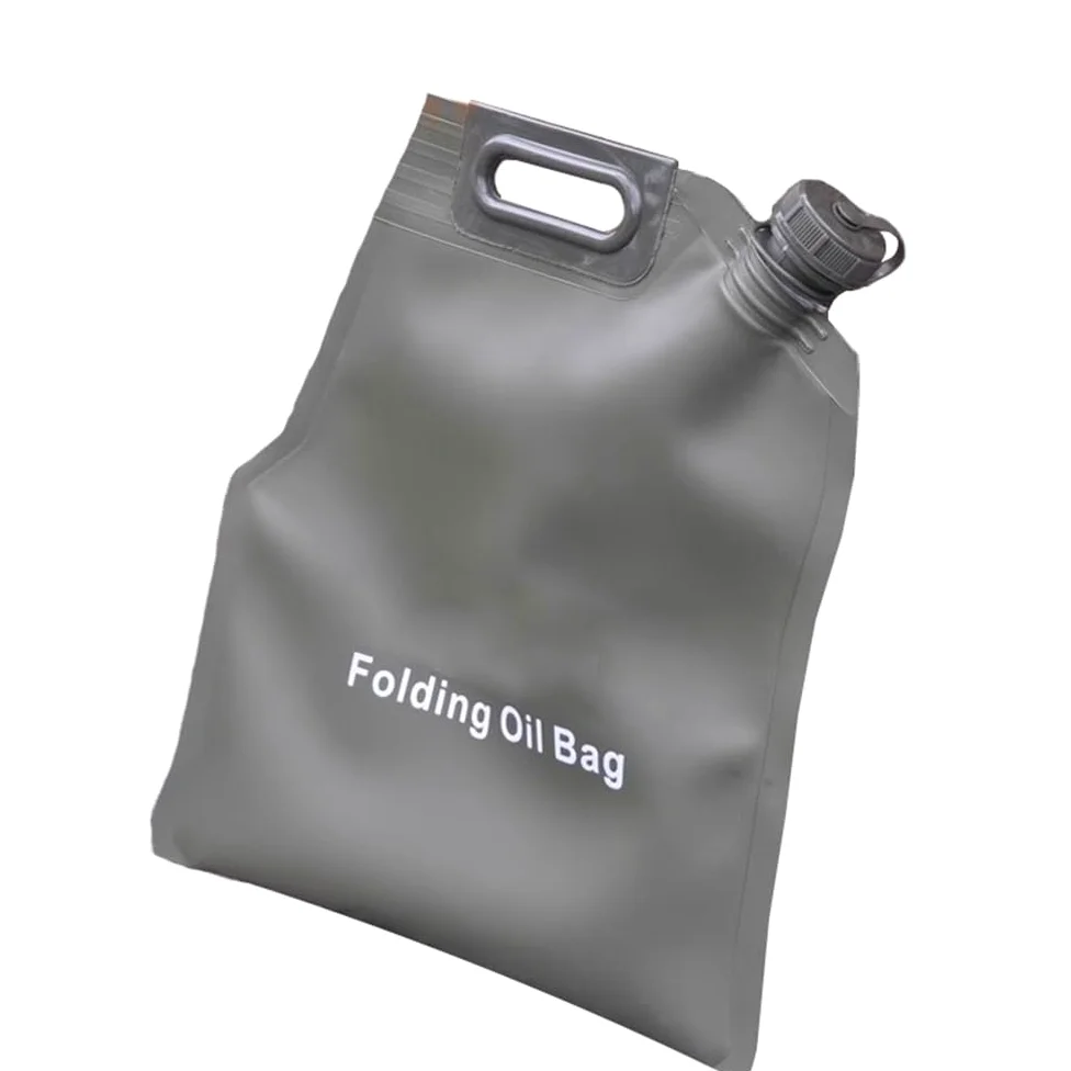 Bidón de Gasolina Bolsa de Aceite Plegable portátil, contenedor de Gasolina de Motocicleta de Coche de Gasolina diésel de Respaldo de Emergencia al Aire Libre, fácil de Plegar y desplegar (Size : 10L