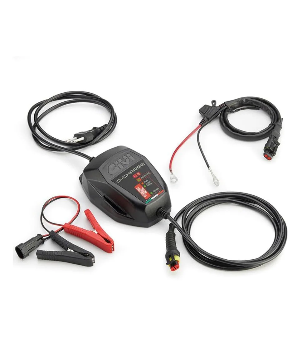 Cargador de batería y mantenedor de Carga para Motos Givi