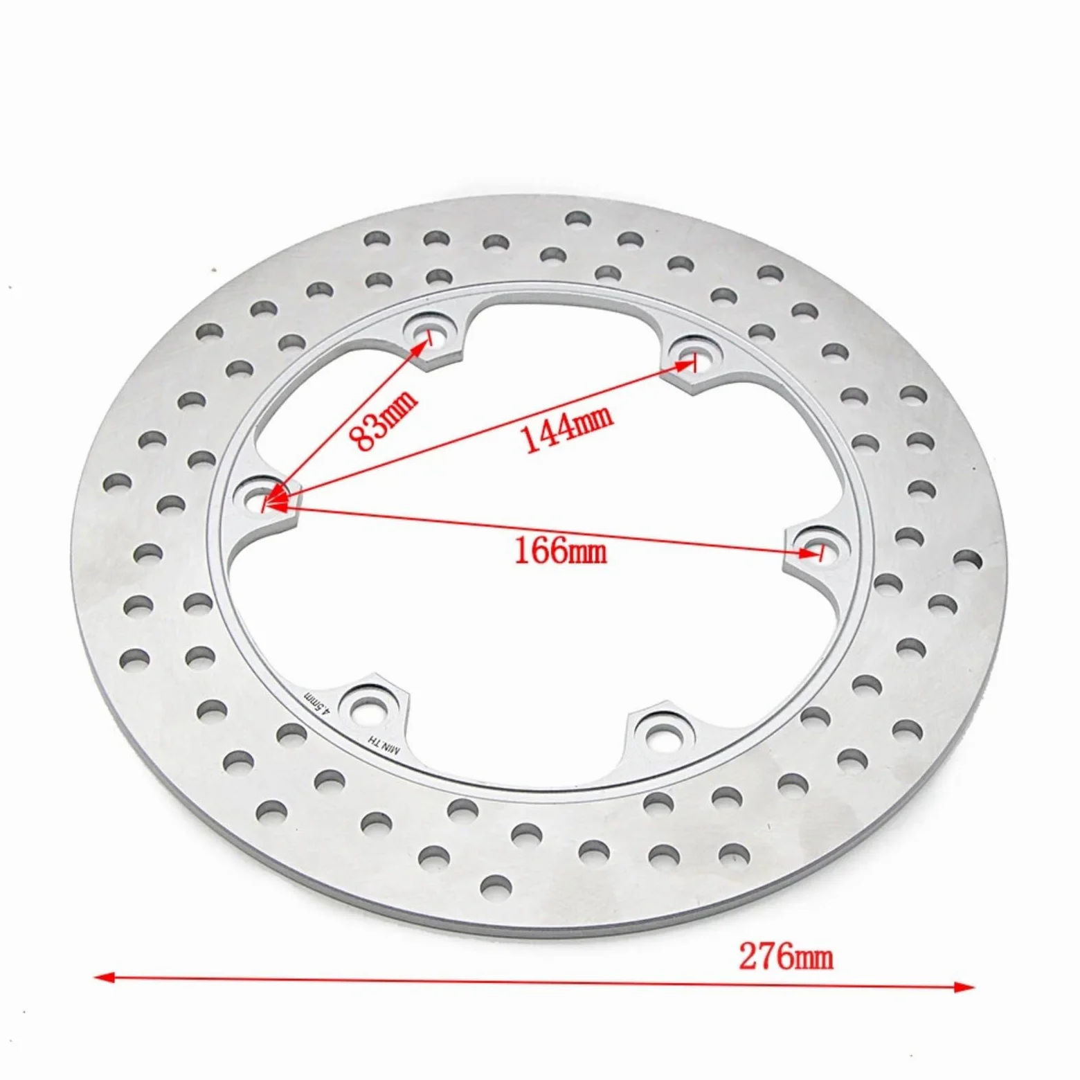 Disco de freno trasero de motocicleta,Para Honda NT650 NT700 Para Deauville VT1100 C2 C3 CB1000 CBR1000 CB1300 SC40 CB1300 F1 SC40 NT700 VA6sc