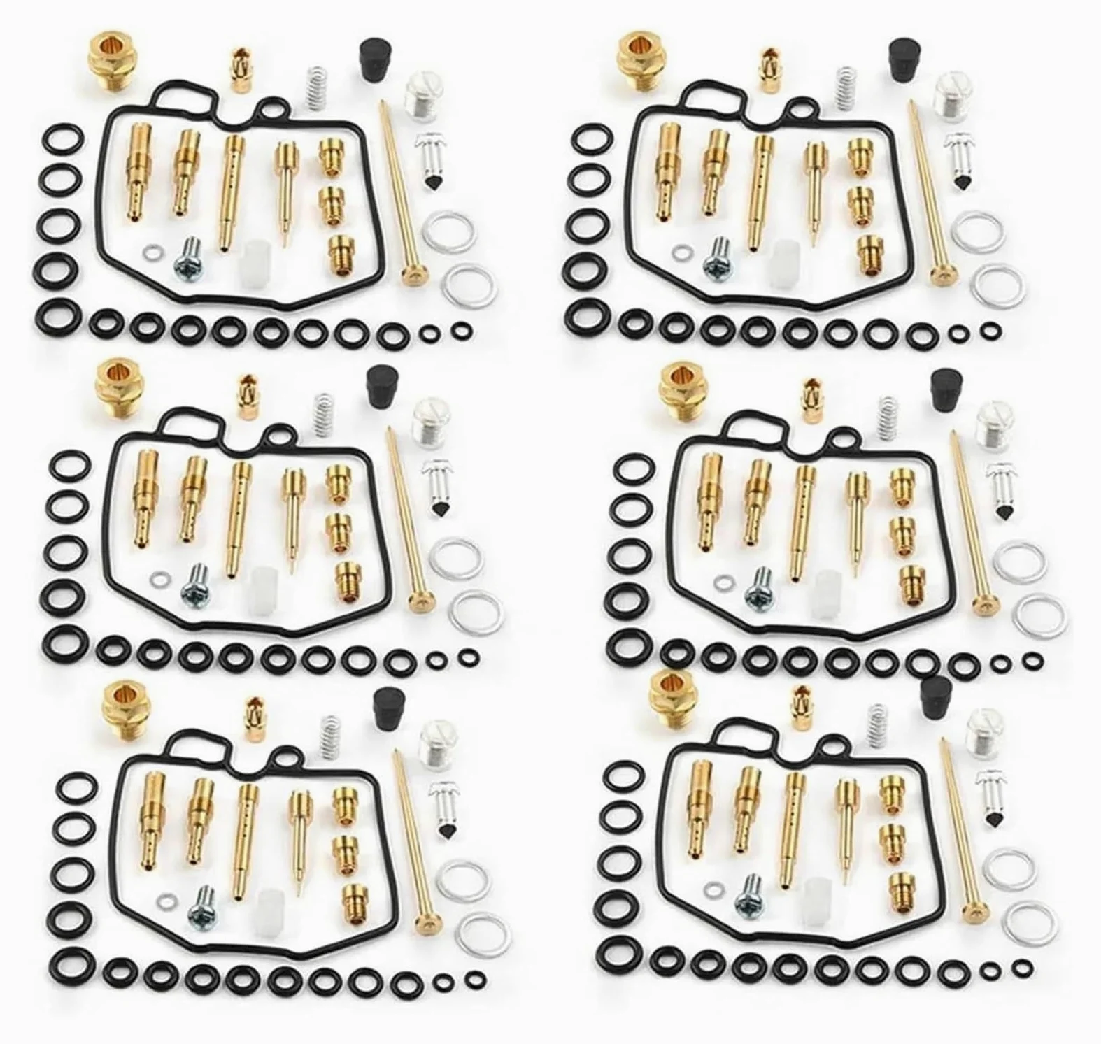 Carburador Kits De Reparación Carburador para Motocicleta para CBX1000 1978-1983 Juego Juntas Diafragma (6 Unidades) Moto