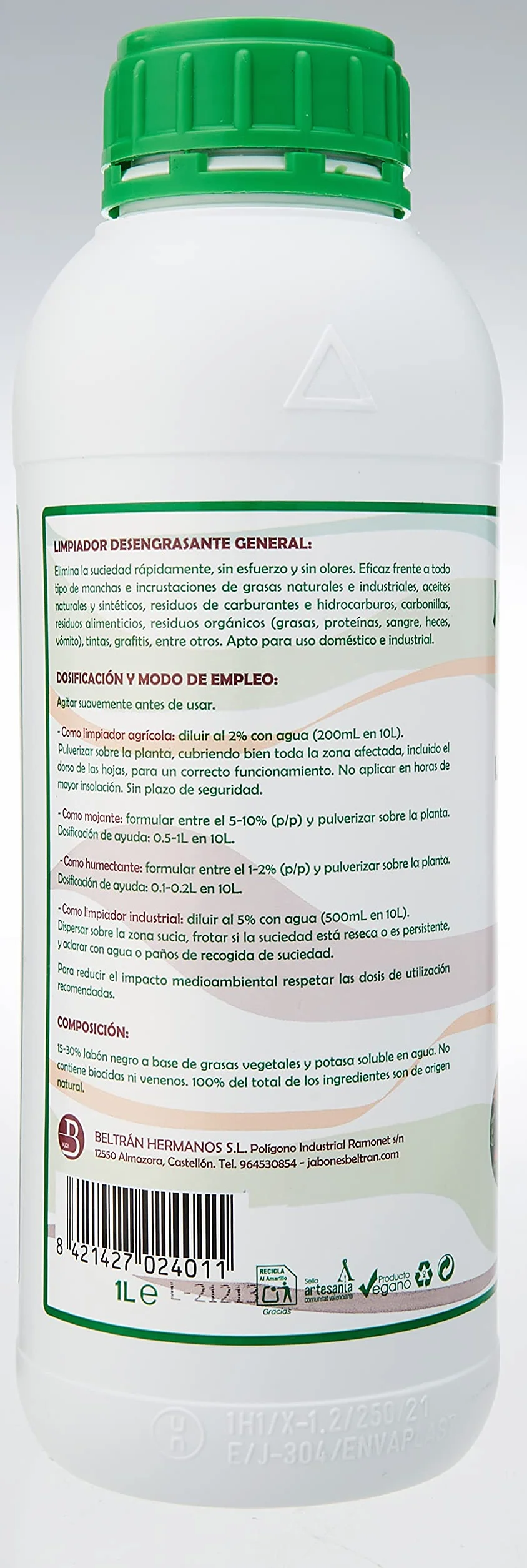 Jabón negro Castalia 1 Litro