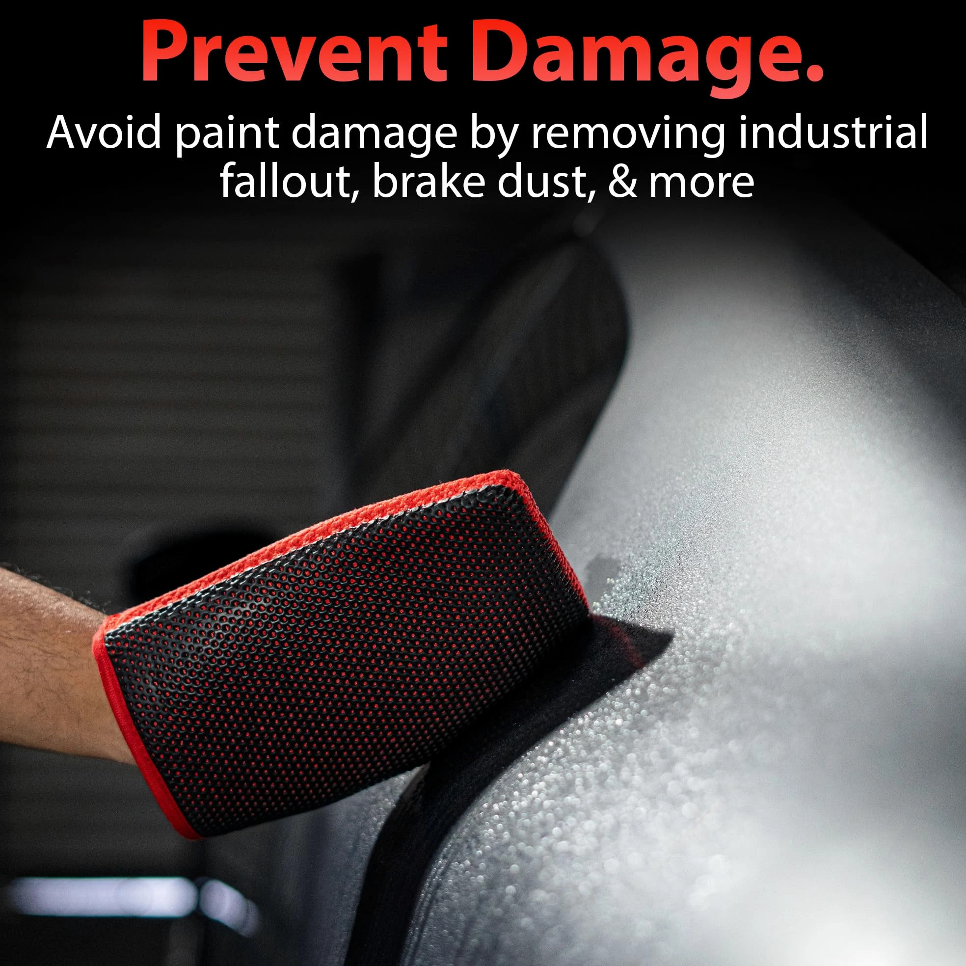 Bloomma Adam's Premium Clay Bar Mitt - Material de arcilla de grado medio - Easy Car Detailing Bar alternativa Quickly Removes Bonded Contamination to Your Paint, Glass, Wheels and More