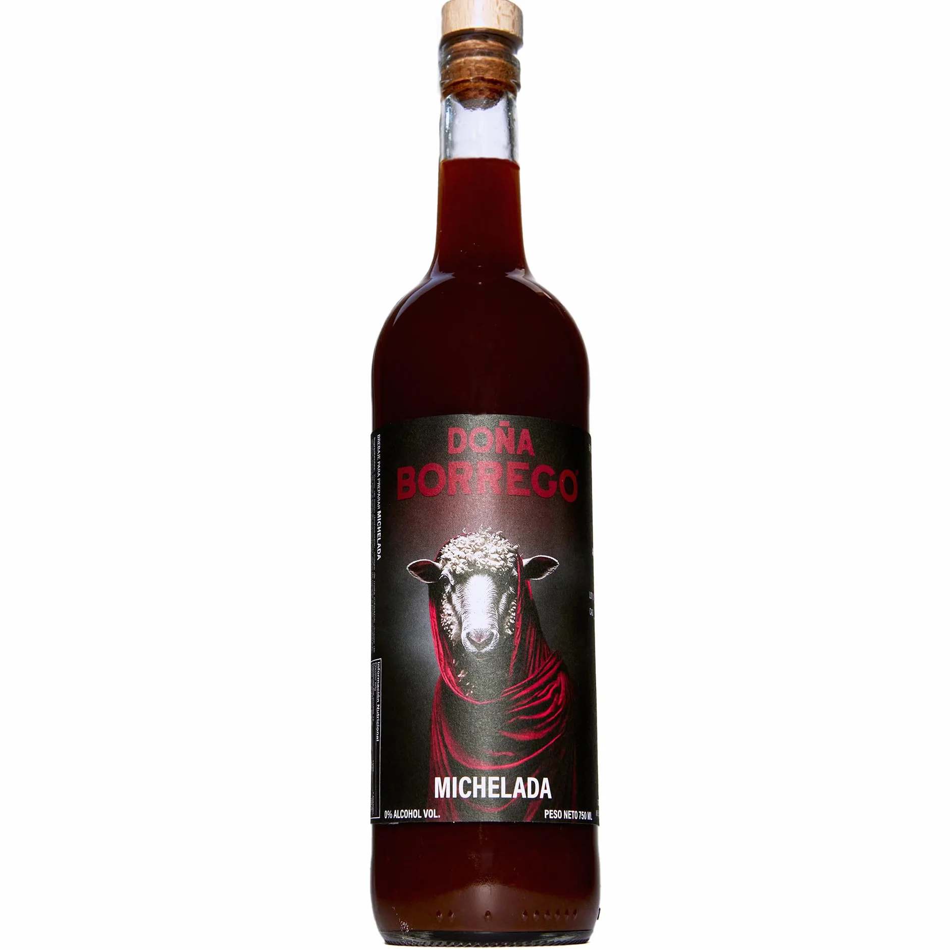 Michelada Doña Borrego 750ml Mix Artesanal Listo para Servir Bebida Mexicana 13-15 Raciones