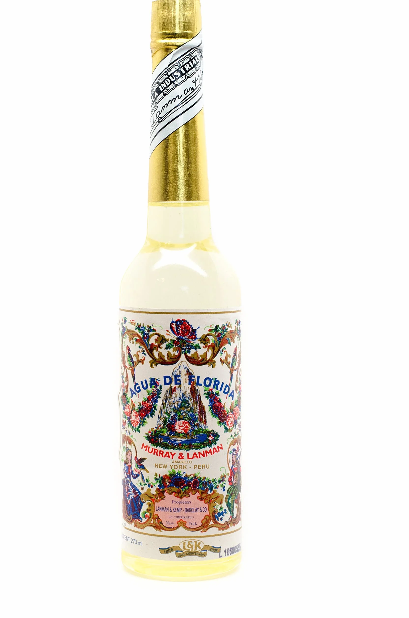 Florida Agua de Perú Original 270ml Murray Y LanMan Amarilla