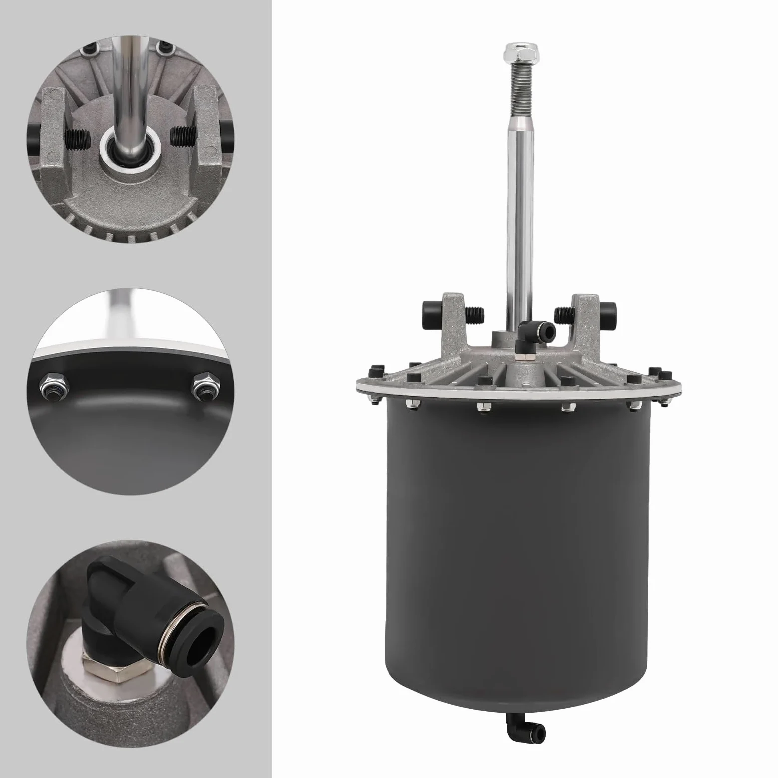 Destalonador neumáticos Cambiador de neumáticos, Cilindro Universal Cilindro destalonador Completamente ensamblado Cubierta de Aluminio con Sello Tipo 186Y