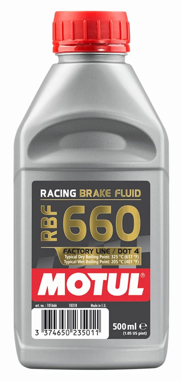 Kit de 4X Líquido de Frenos Racing Brake 660 0,5L KT-176