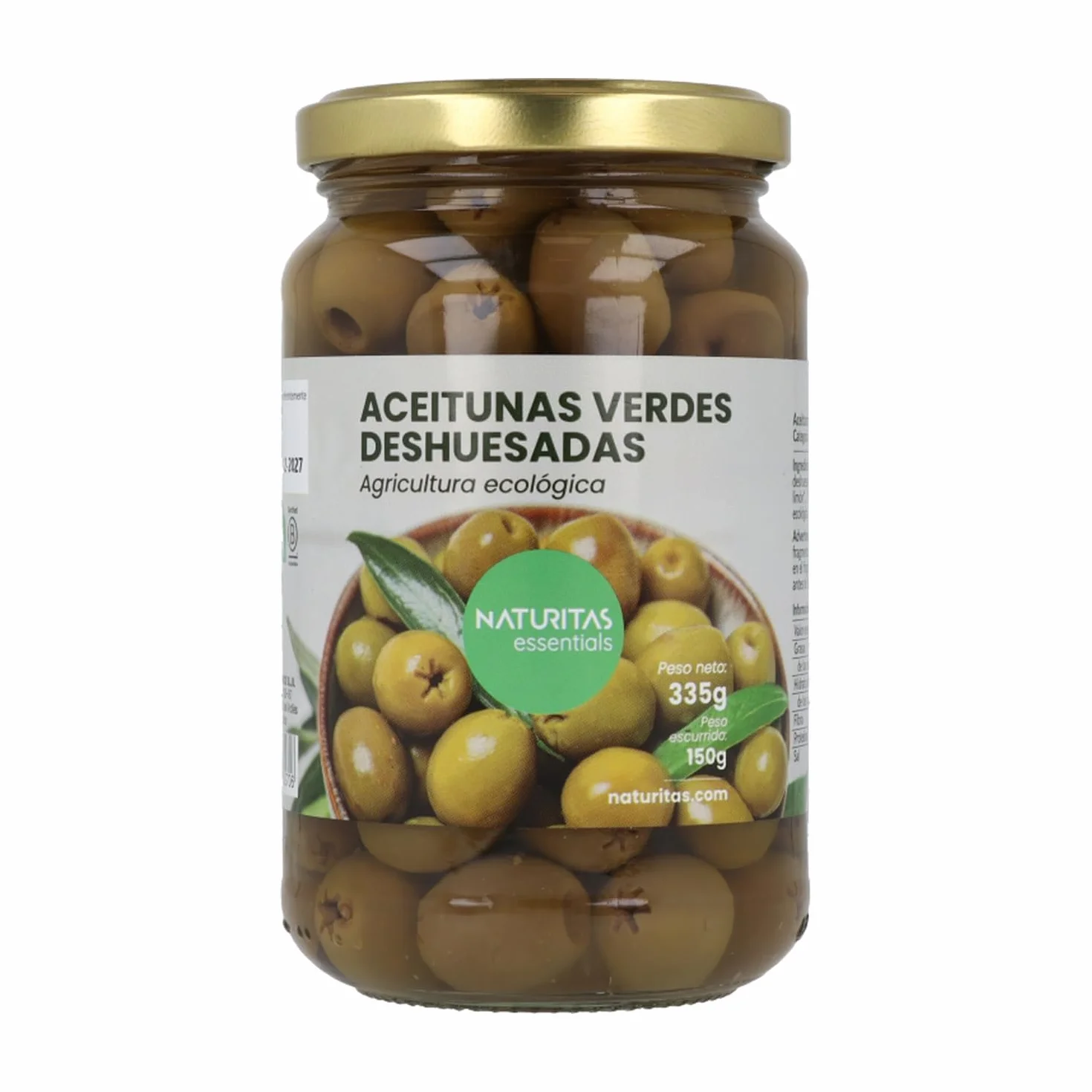 Aceitunas Verdes Deshuesadas Naturitas Essentials Manzanilla 335 g España