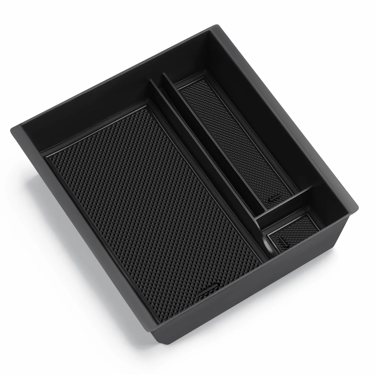 Organizador de Consola Central para Tesla Model Y 2025-2026 y Model 3 2024-2026 Caja de Almacenamiento con Material Aterciopelado Tesla Juniper Highland Accesorios