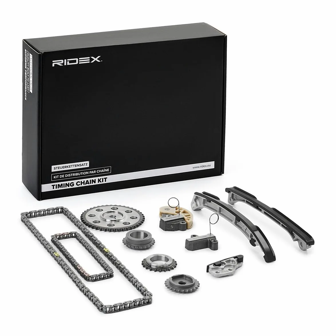 RIDEX 1389T2743 Kit de cadena de distribución sin juntas con ruedas dentadas Compatible con MAZDA 6 Familiar GJ, GL