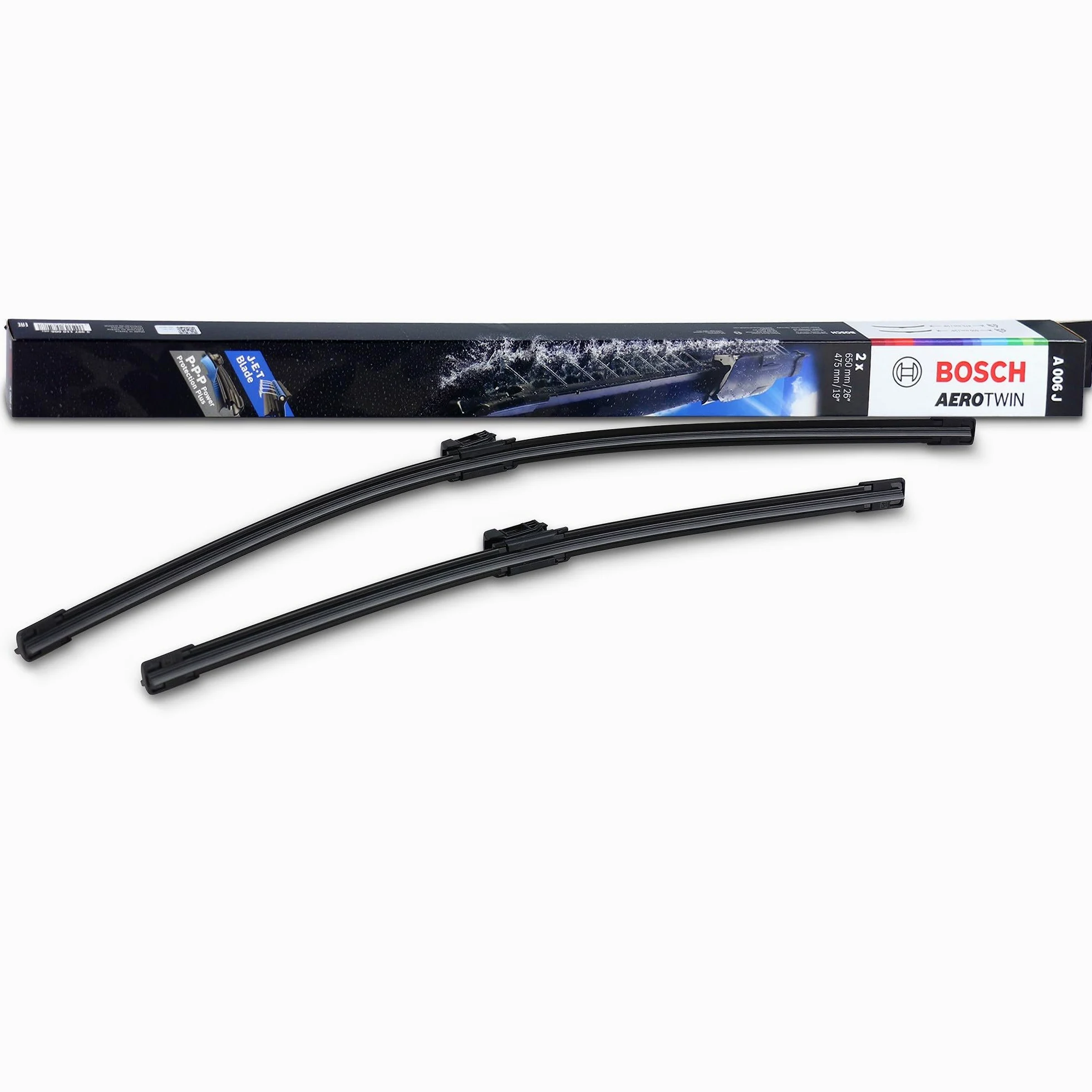 Bosch A006J - escobilla limpiaparabrisas Aerotwin - Longitud: 650/475 mm - 1 juego para el parabrisas (frontal)