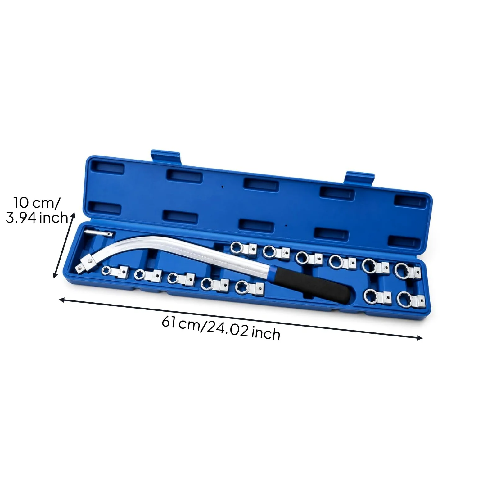 15 Pieces Alta Resistencia Extractor Poleas Motor Kit Extracción Poleas Juego Extractor Correas Mango Negro