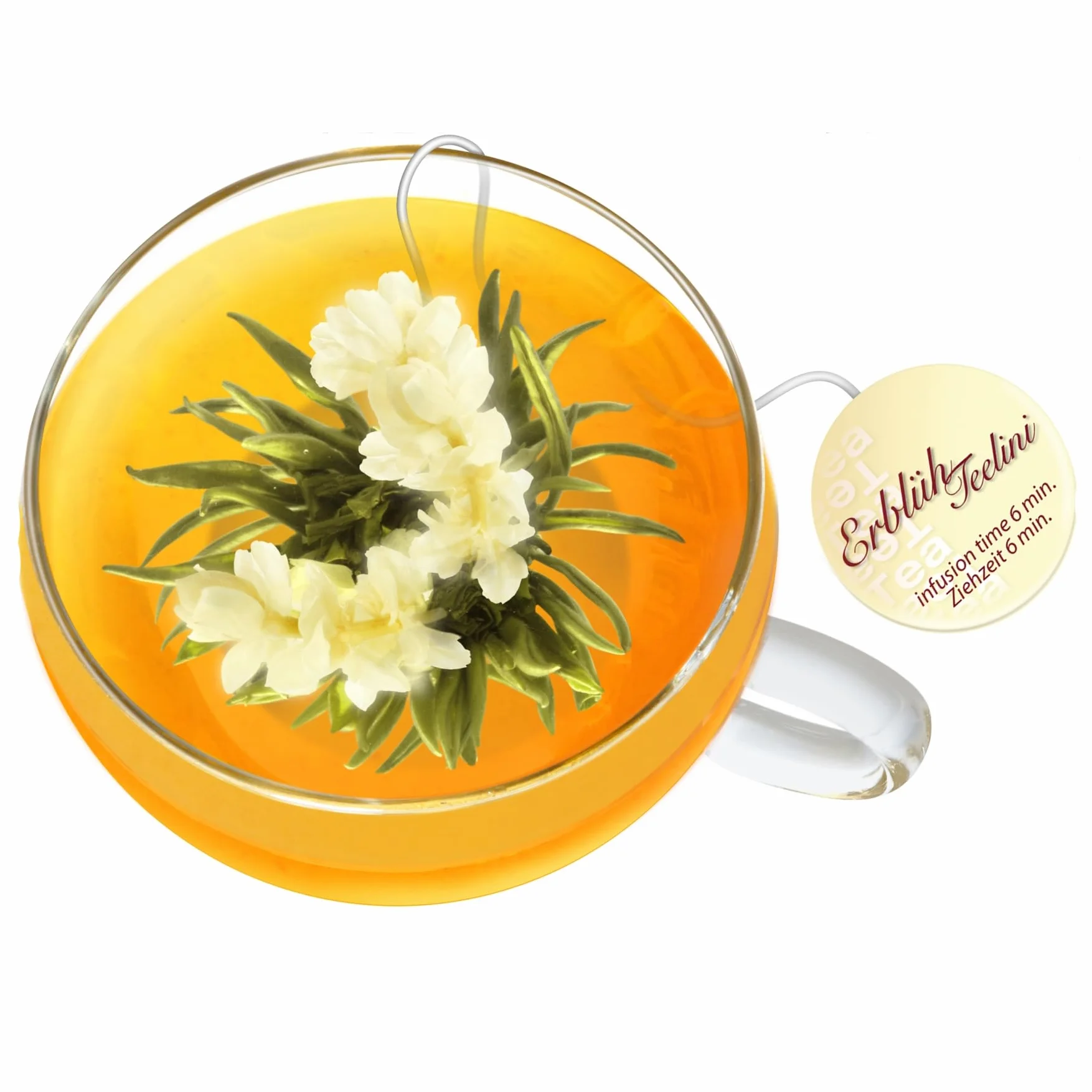 Creano Té Floreciente Teelini 8 flores 4 variaciones té blanco
