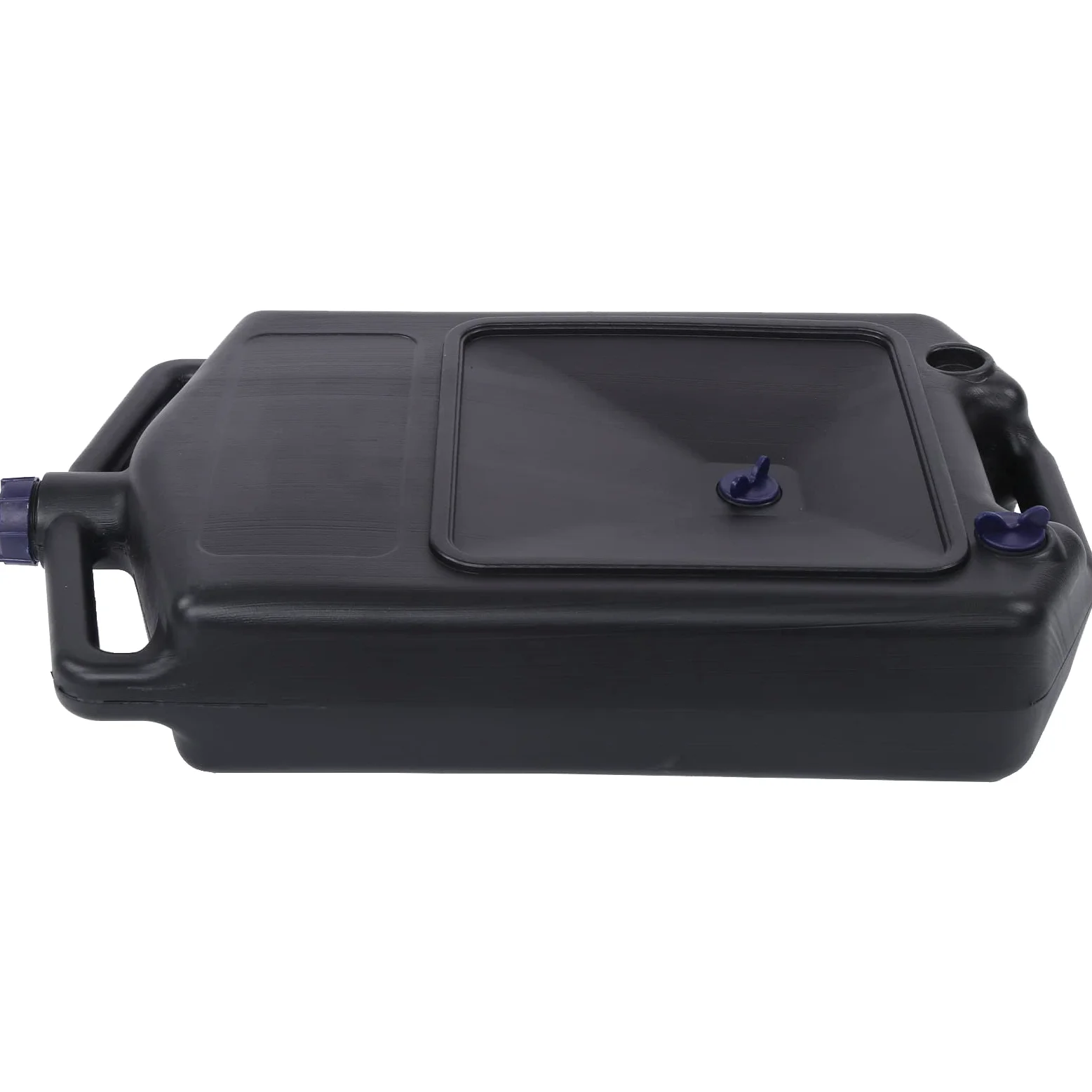 Bandeja de Drenaje de Aceite, Bandeja de Drenaje de Aceite ABS de 8 litros con 3 Aberturas Selladas y 3 Asas, Colector de Líquido de Perfil bajo a Prueba de Fugas para de de Motocicleta, de