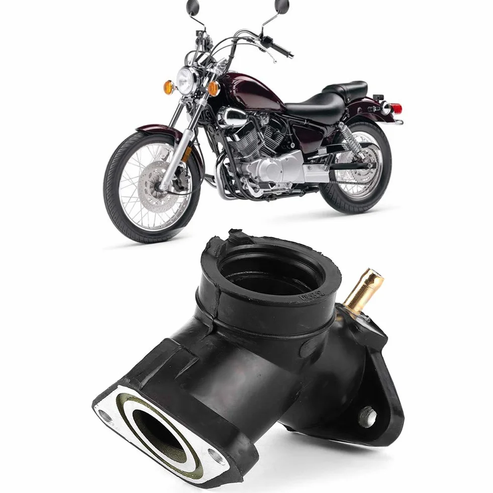 Accesorio de Conector de Interfaz de carburador de Motocicleta para colector de admisión de carburador para Virago XV125 XV250
