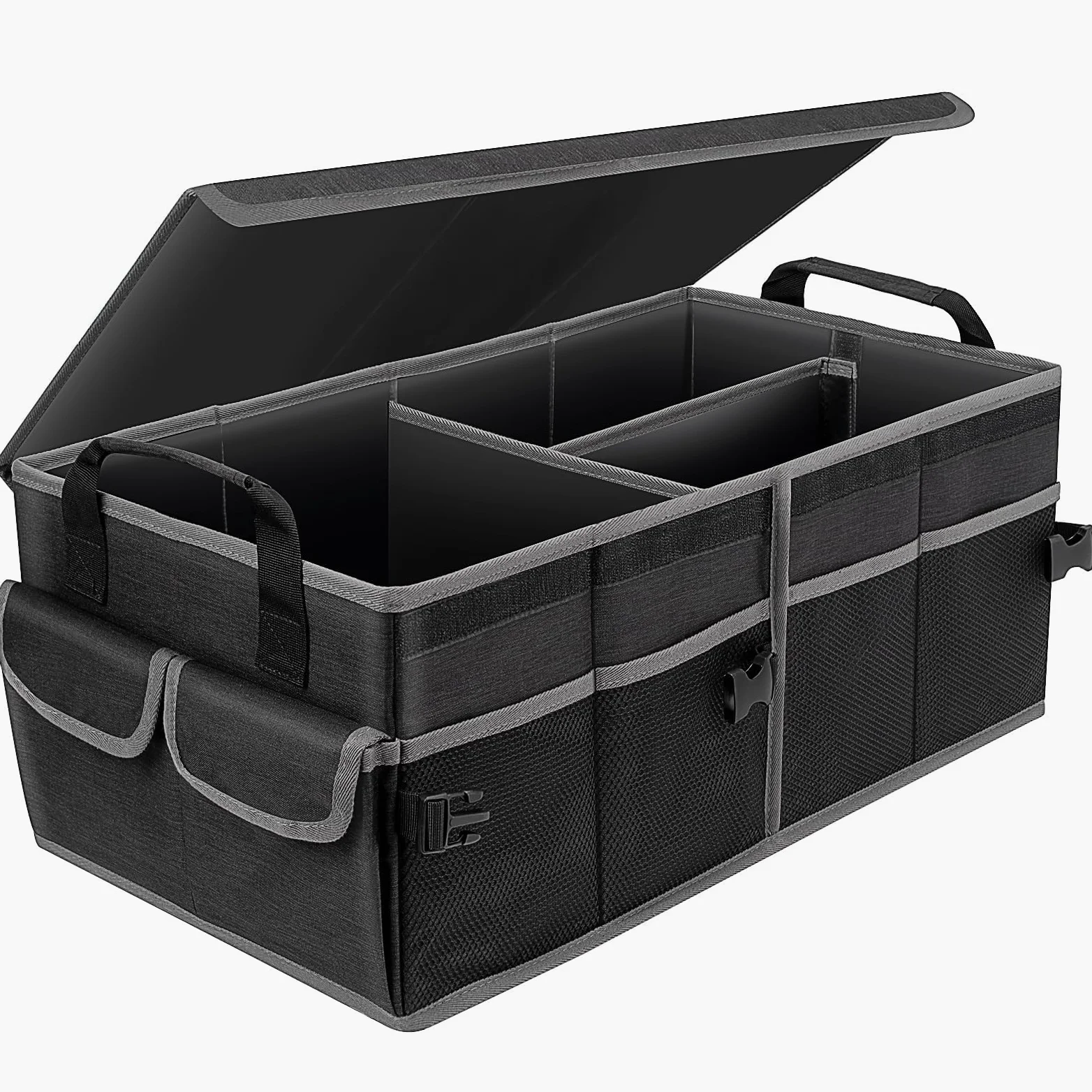 Organizador de Coche Almacenamiento para Citr-oen C4, Organizador Maletero Plegable Impermeable Base Antideslizante Reforzada y Robusta
