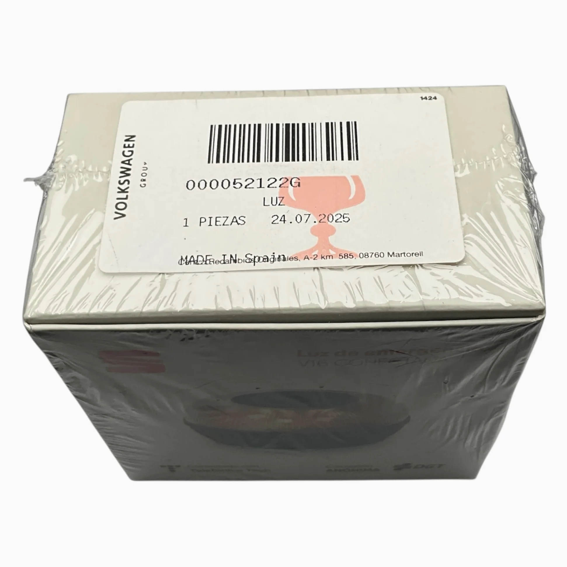Original SEAT Luz de emergencia Homologada V16 - Conectada a DGT 000052122G