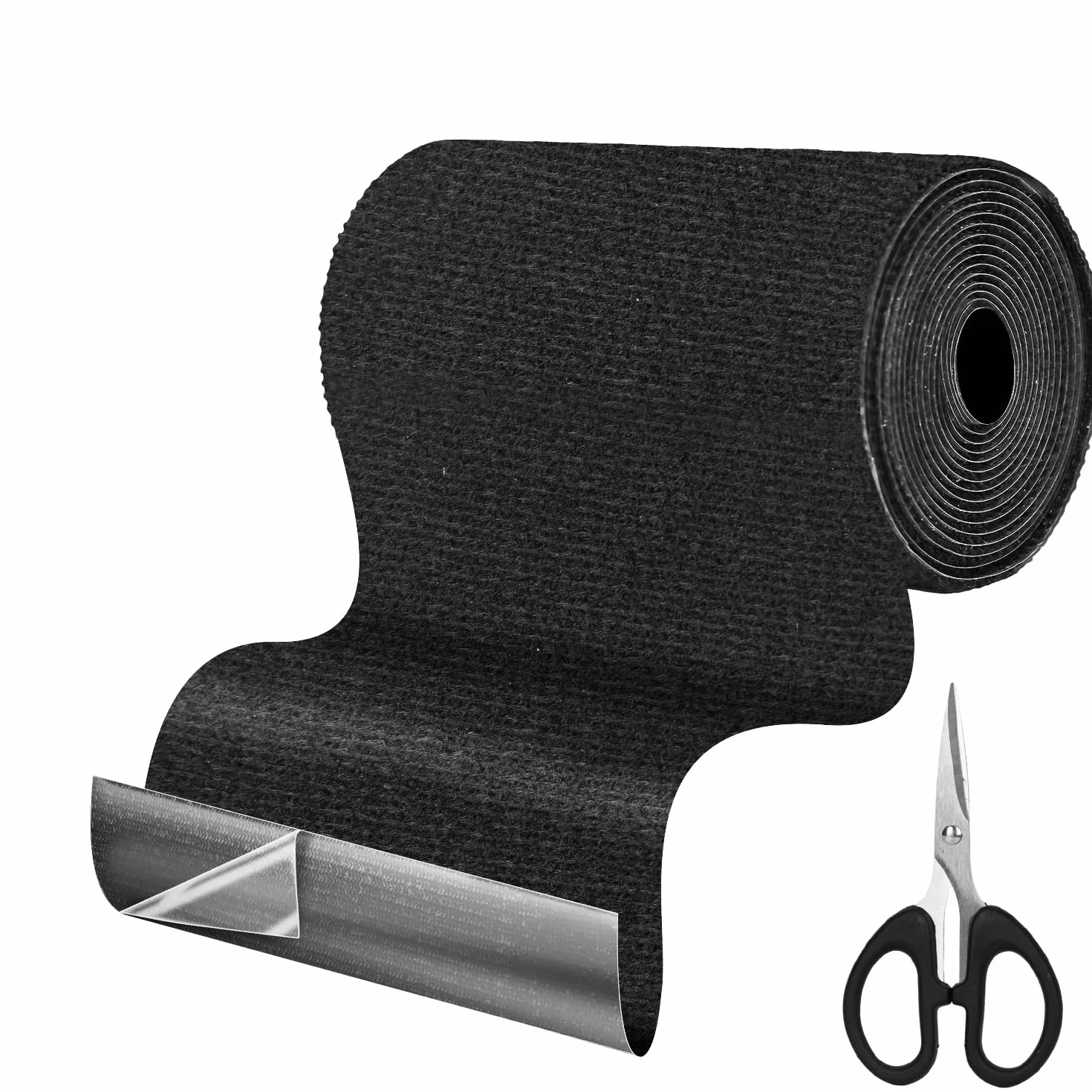 Cinta de reparación de tela autoadhesiva 10 cm x 2 m, cinta de reparación para tela apta para cortinas, sombrillas, lona y ropa para barcos, impermeable, lavable, recortable