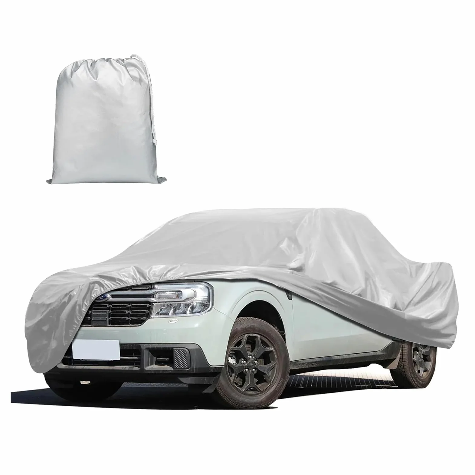 Cubre Coches para Toyota para Tacoma Funda para Camioneta para Todas Las Estaciones contra Polvo Escombros A Prueba Viento Protección UV Funda Coche Exterior(XXL)