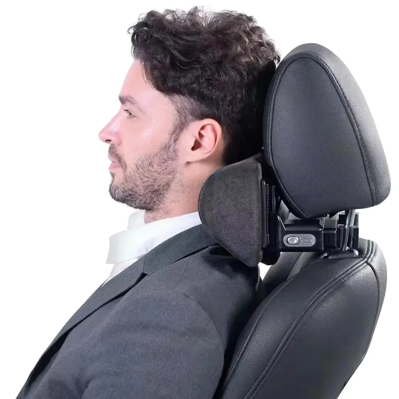 Reposacabezas Coche Cojin Reposacabezas del coche, almohada para el cuello, asiento trasero para el cuello del coche, vértebras de conducción(D)