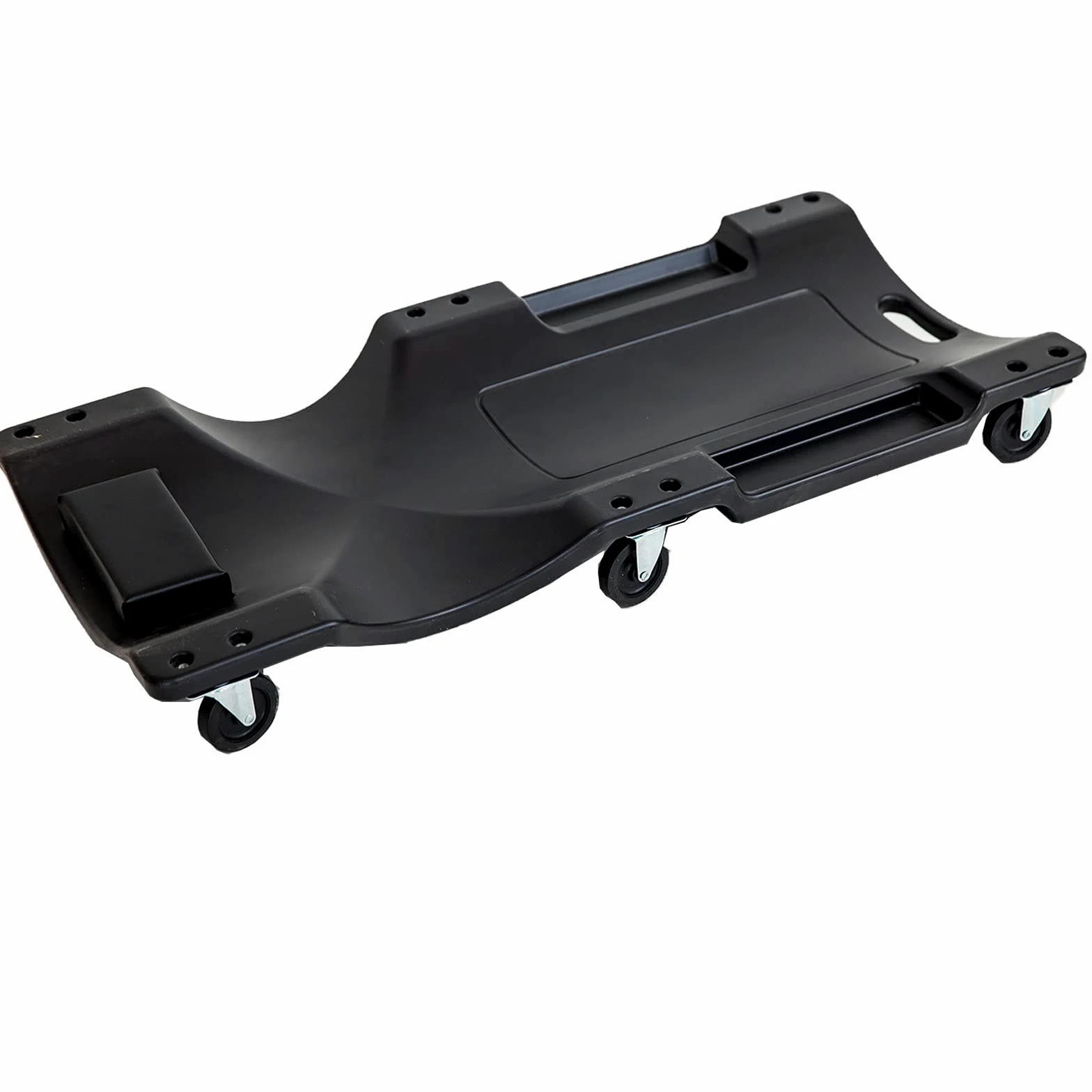 ARCH Camilla De Plástico Mecánico De 36 Pulgadas, Cuerpo De HDPE Ergonómico con Reposacabezas Acolchado, Almohada De Esponja Y Ranura De Herramientas, Camilla Mecanico - 300 Lbs De Capacidad