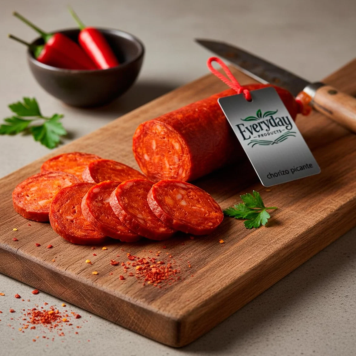 Chorizo Sarta Picante de Zamora 500g Embutido Artesano con Pimentón de La Vera Picante Sin Gluten