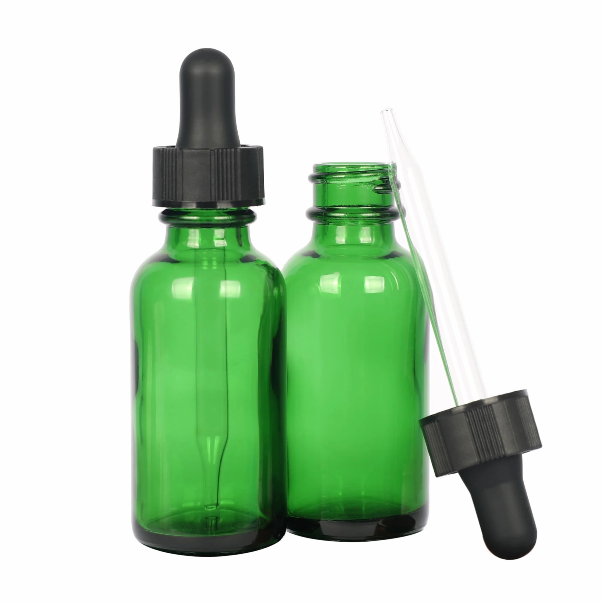 Magic Season Botellas de vidrio Boston 30 ml con cuentagotas 2 unidades