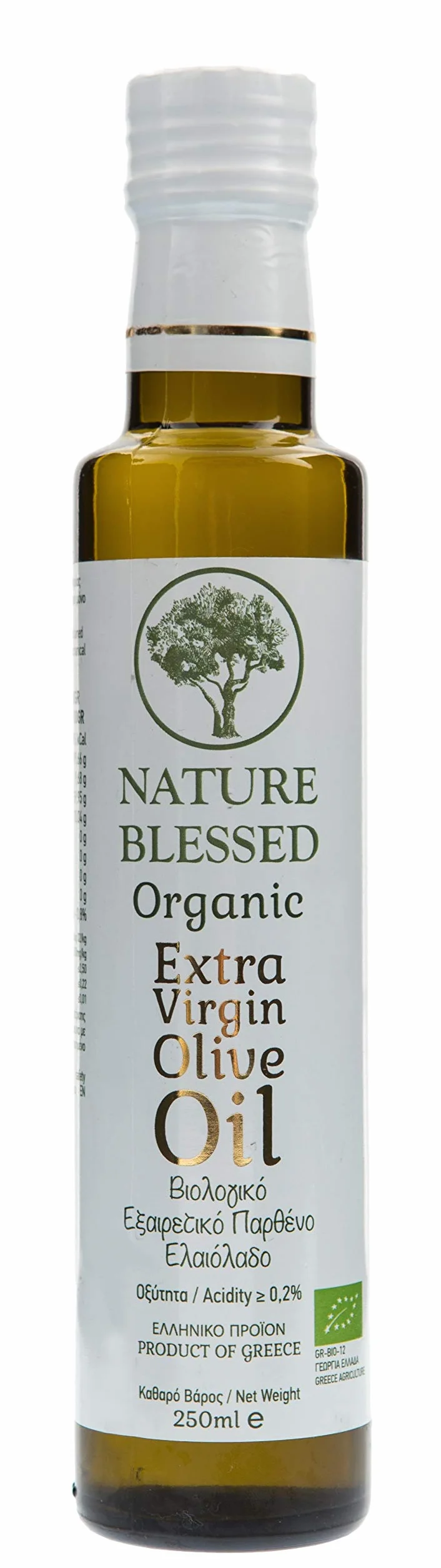 Nature Blessed Aceite de Oliva Virgen Extra Ecológico Griego 250 ml