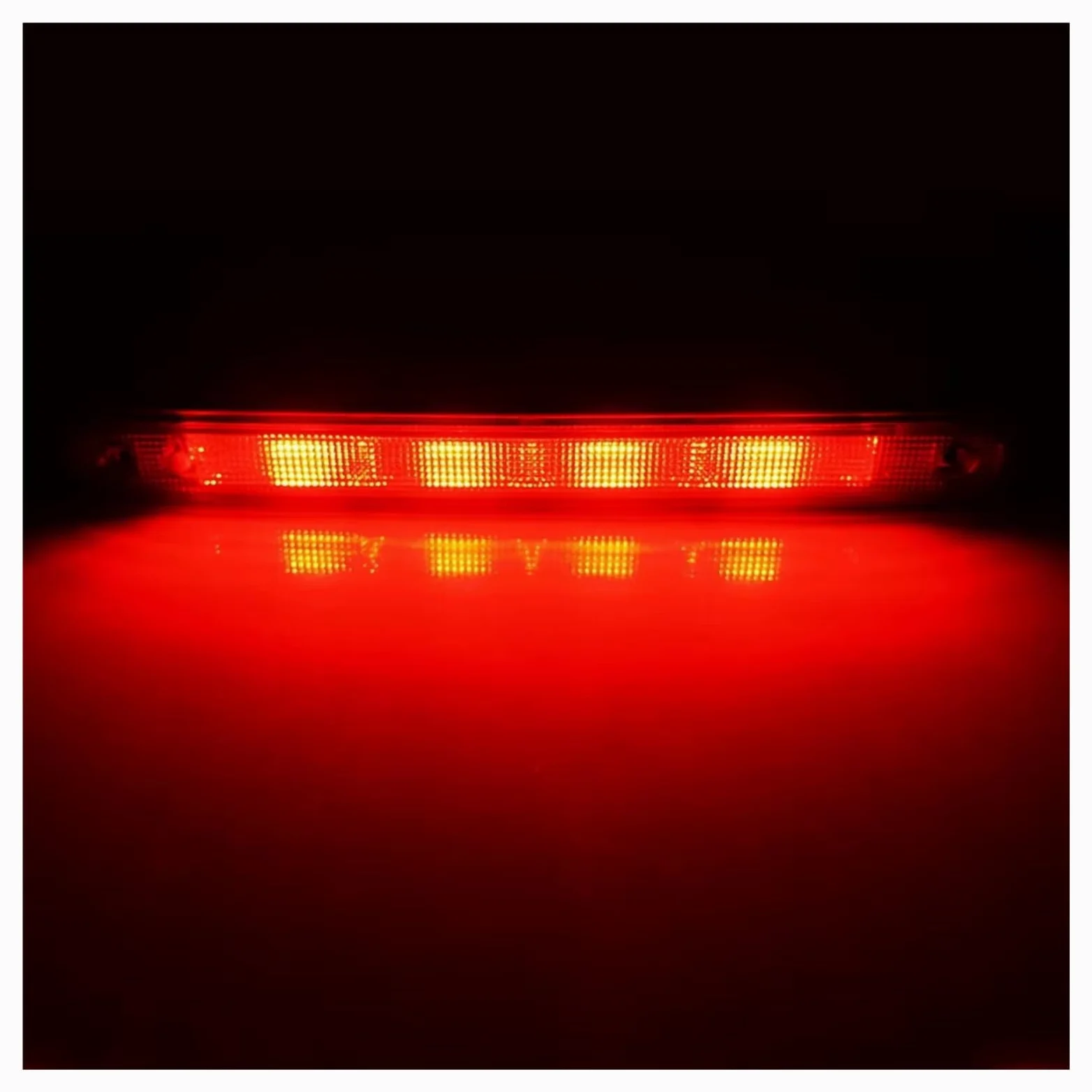 Tercera Luz Stop Compatible Con Peugeot 107 2005-2014 Tercera Freno Trasera Luz Montaje Para Alto Roja Accesorios Para Coche 1606372780(Red)
