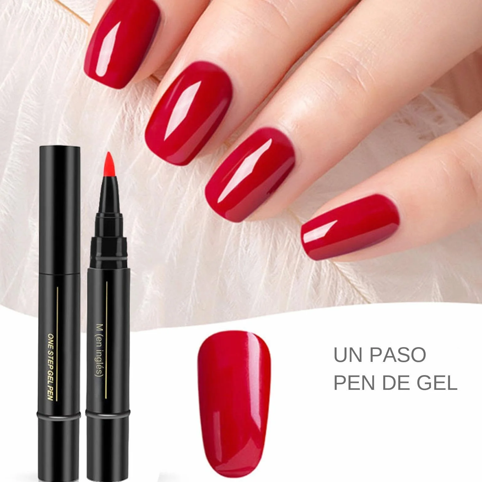 Lápiz Esmalte Uñas 12 Colores Rotuladores para Pintar Uñas Secado Rápido Manicura