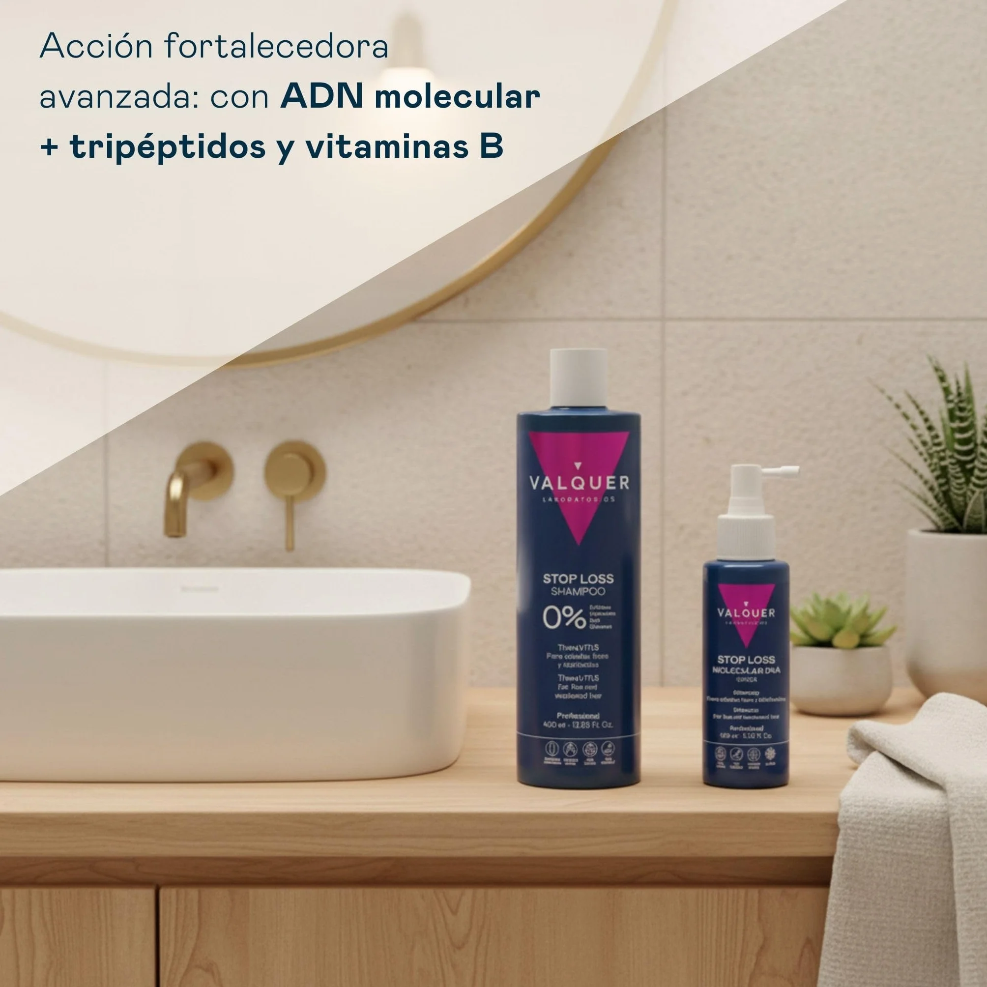 Valquer Pack Anticaída Intensivo Fórmula Zero, Champú 400 ml y Loción Shock 100 ml