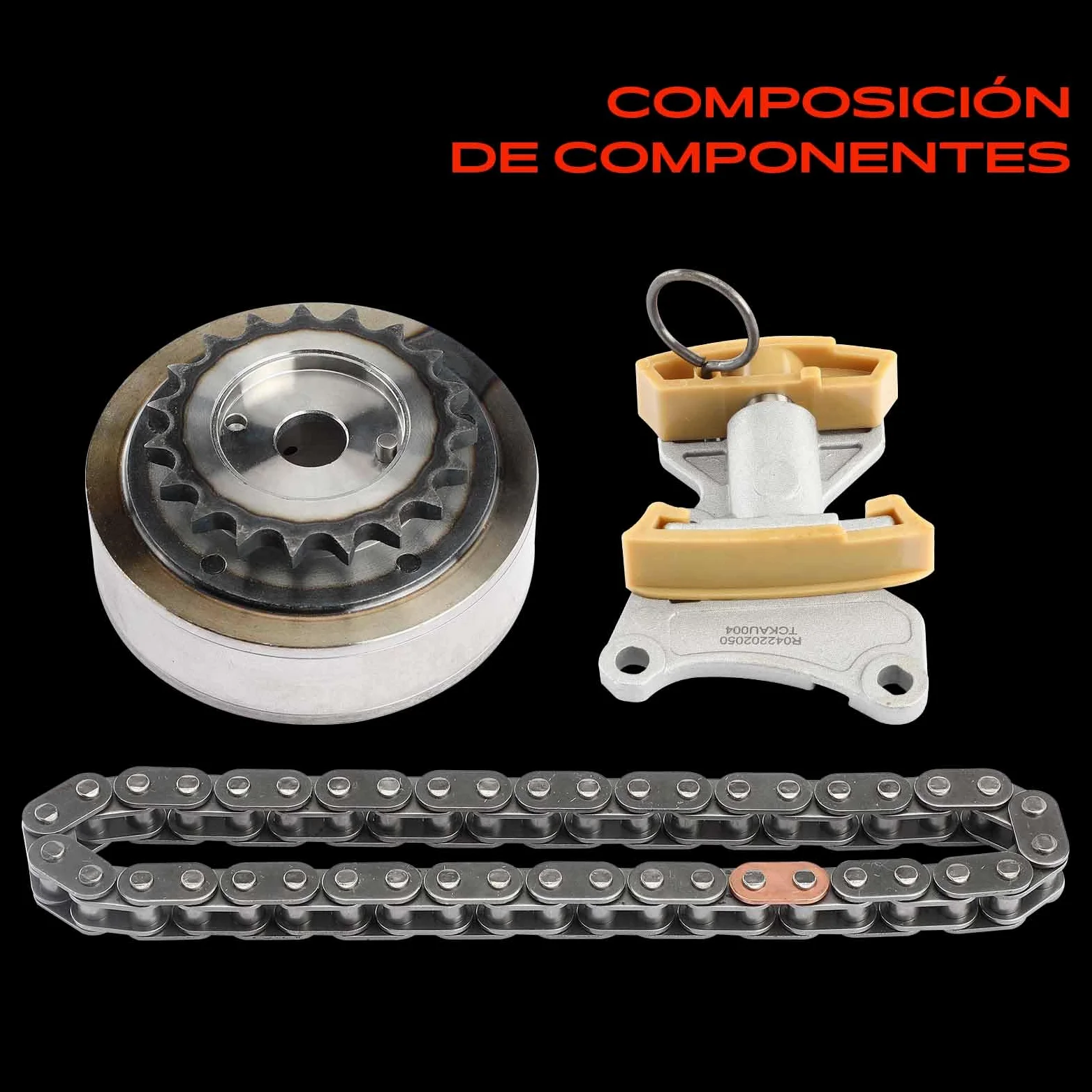Frankberg Kit de cadena de distribución 06D109229AS1 | Compatible con: Altea XL 5P5 5P8, T.o.u.r.a.n 1T1 1T2, Golf Plus 521 5M1, O.c.t.a.v.i.a II 1Z3, TT 8J3